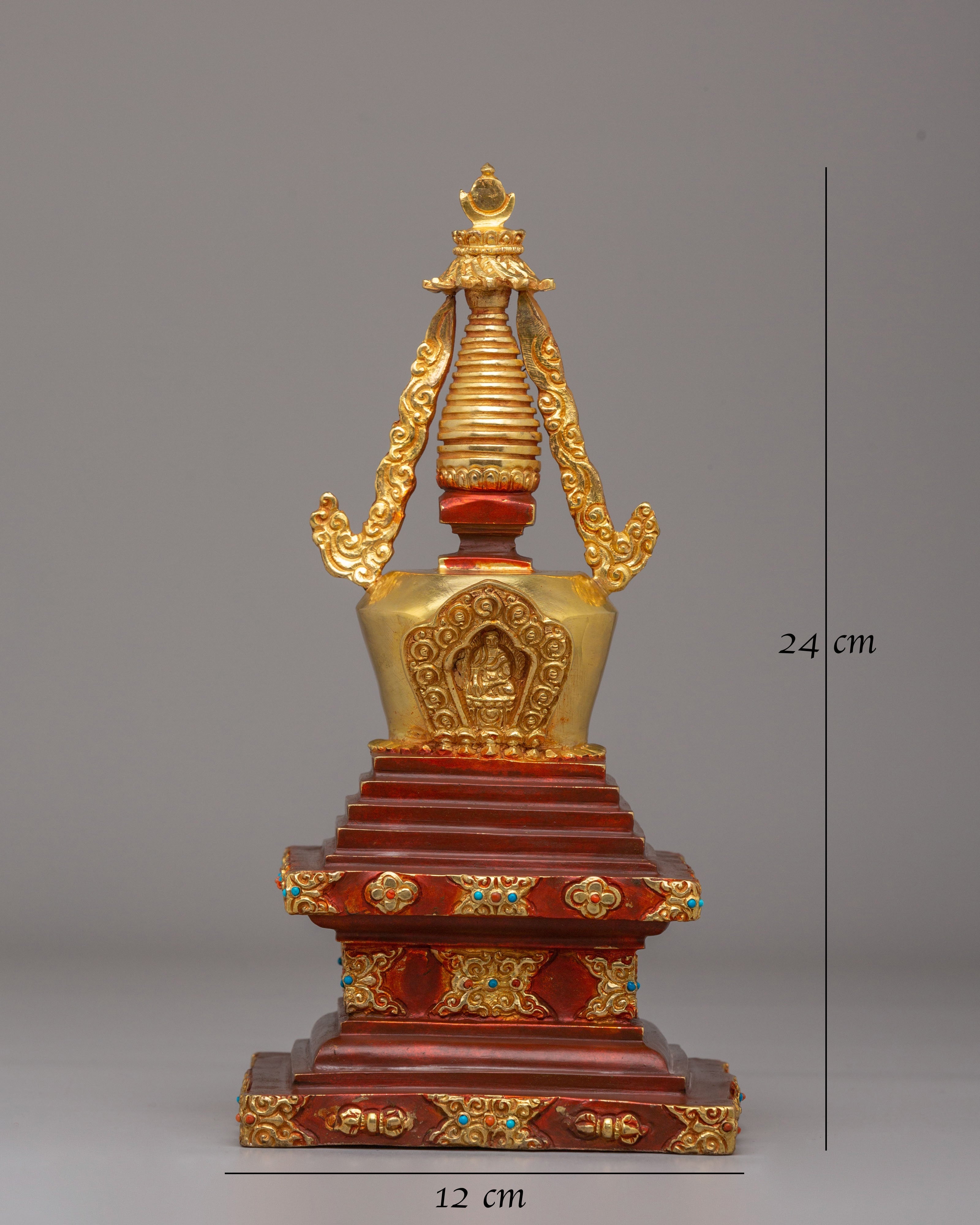 Handcrafted Enlightenment Jangchub Stupa | Symbol of Wisdom and Spiritual Awakening