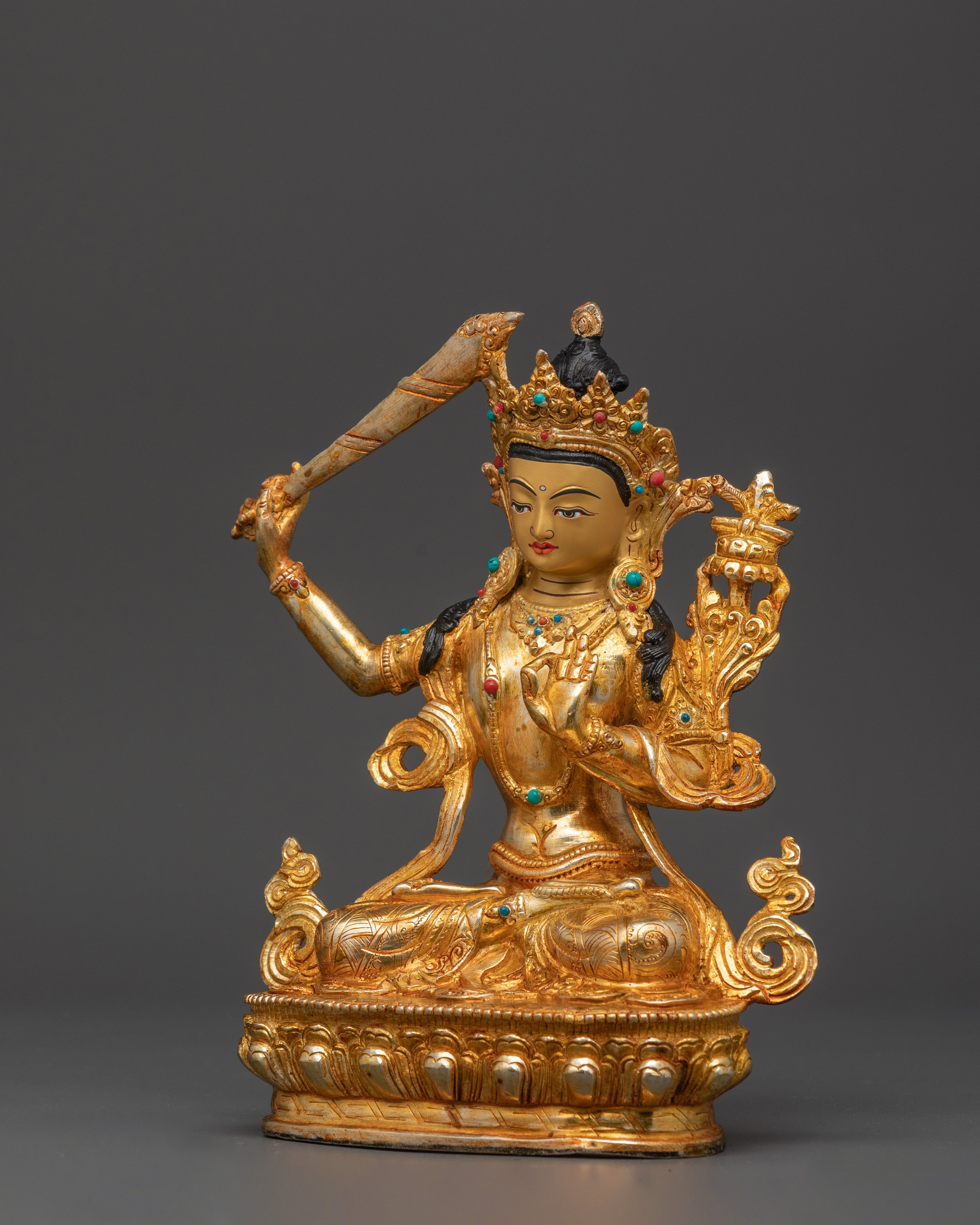 Divine Wisdom Manjushri | A Symbol of Enlightenment and Insight