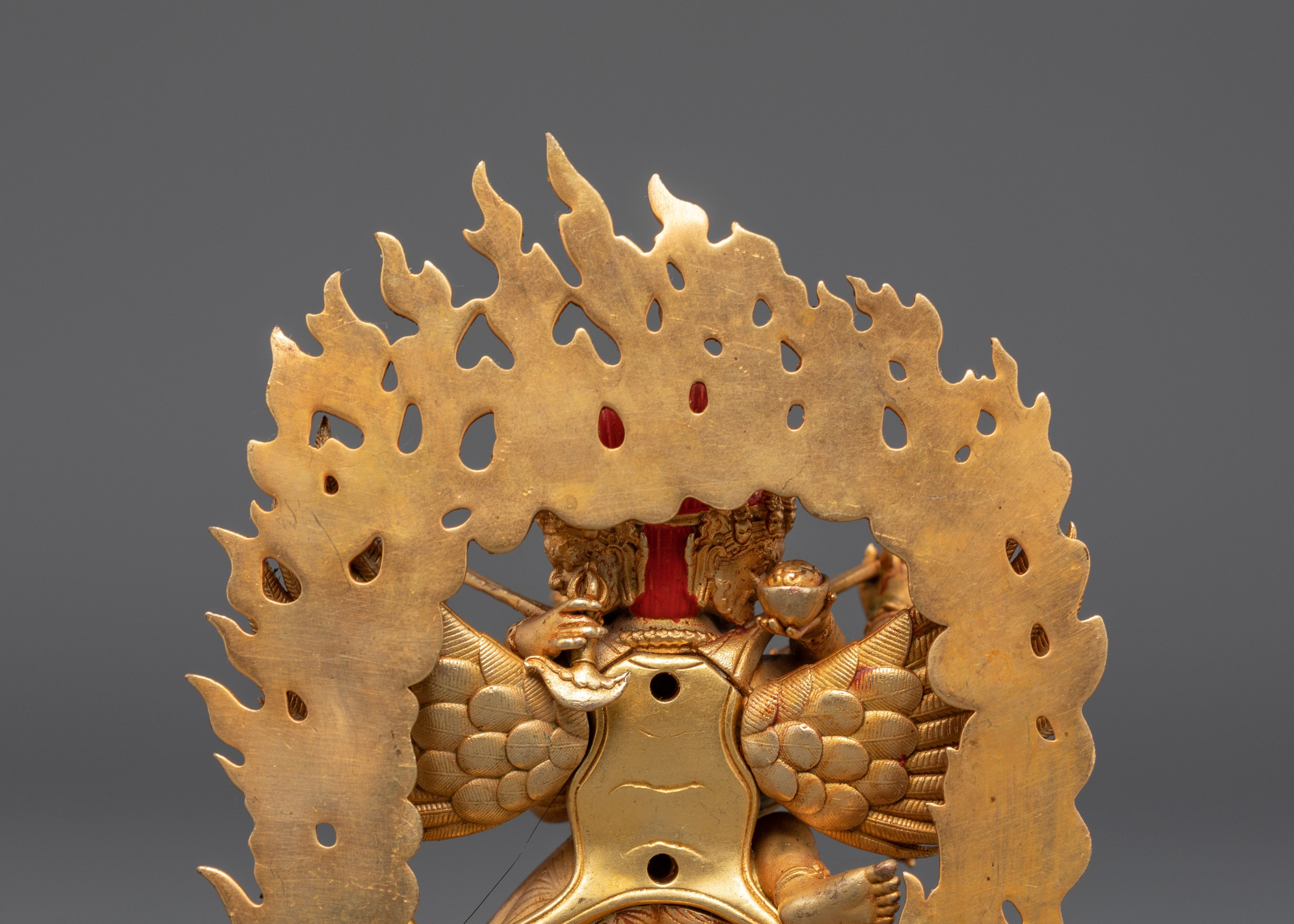 Buddhist Protector Hayagriva with Consort Statue | Fierce Manifestation of Compassion