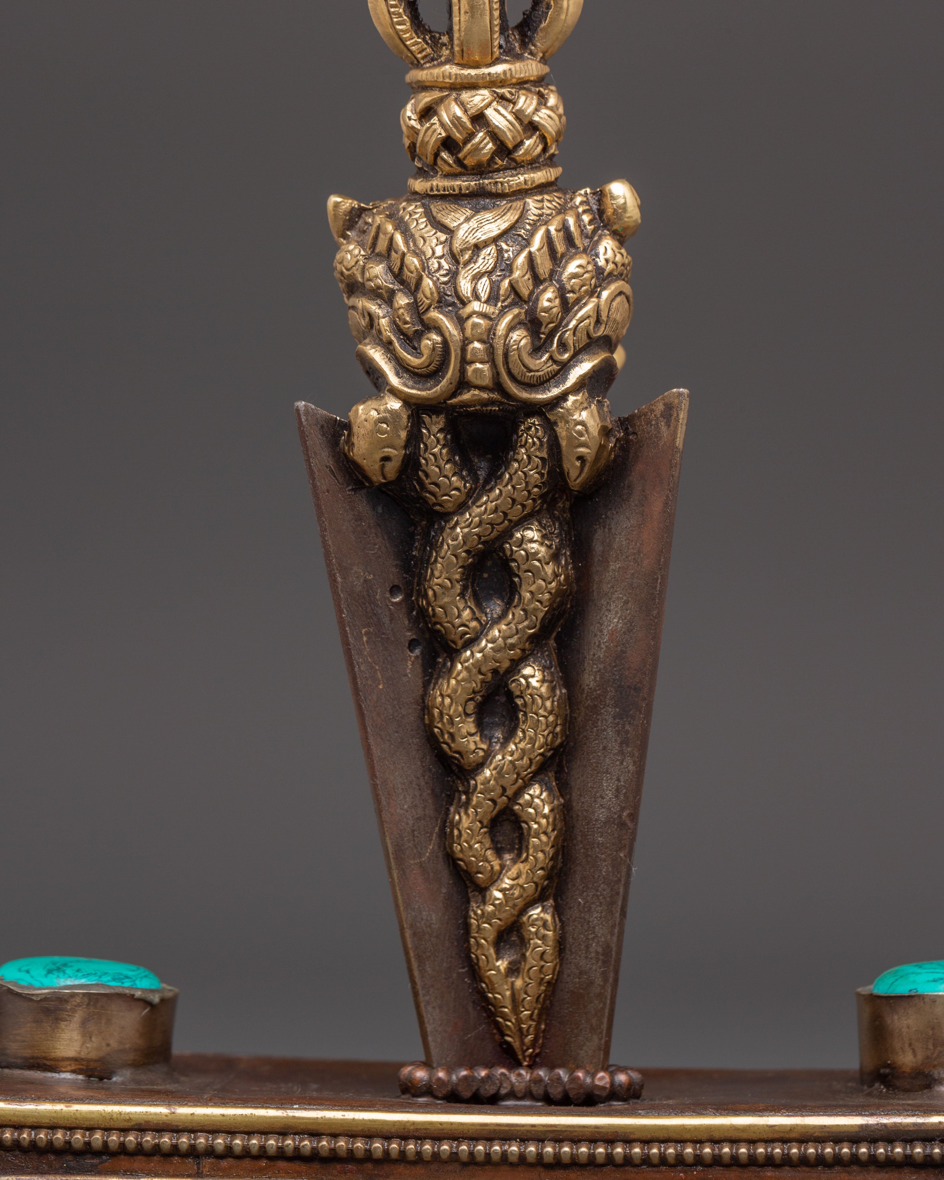 Tibetan Phurba with Box | Sacred Ritual Dagger