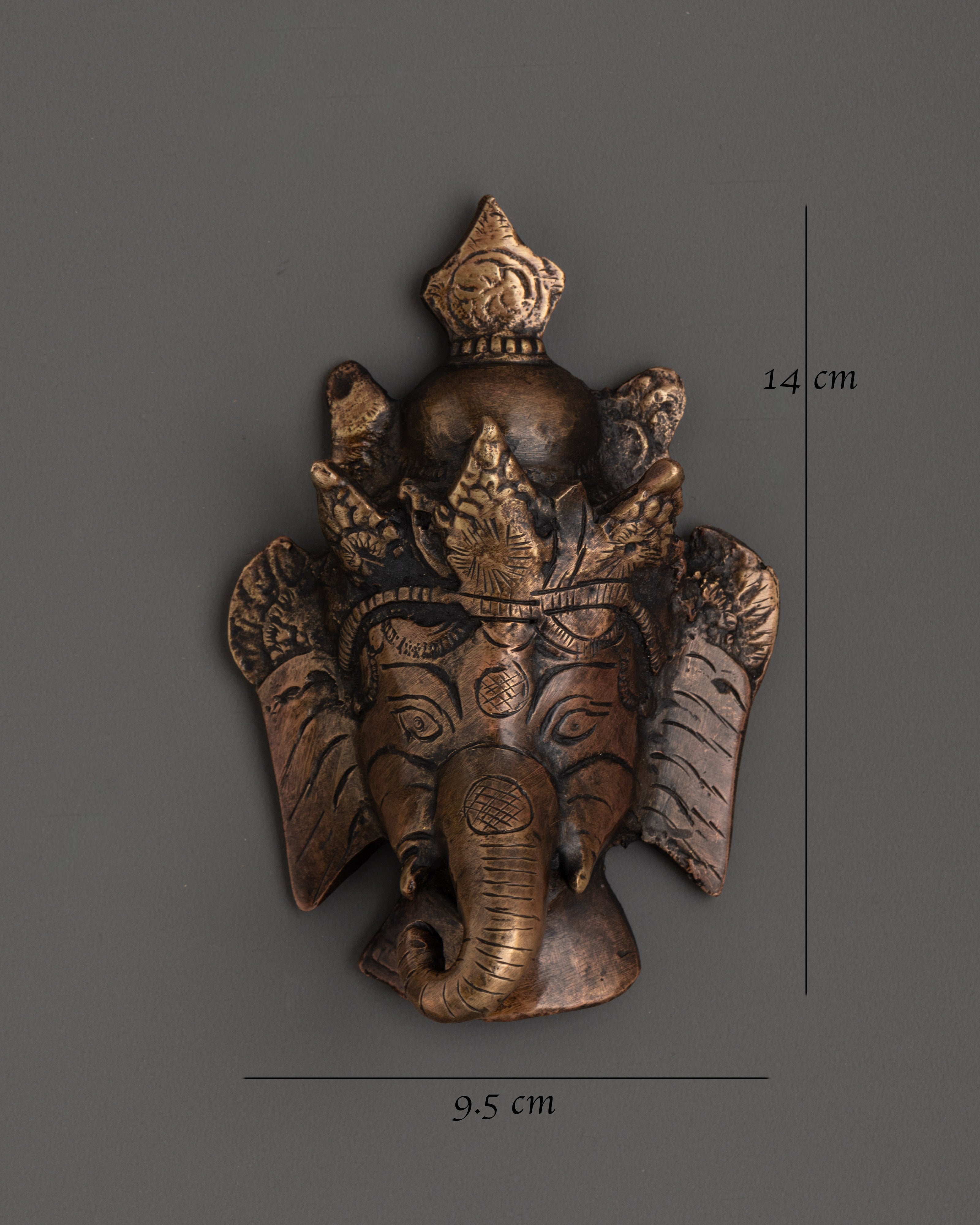 Hindu Deity Ganesha Wall Hanging | Lord Ganesha Sculpture for Home