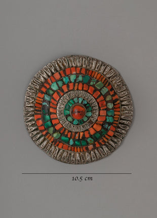 Tibetan Ceremonial Headgear | Authentic Himalayan Ceremonial Crown Piece