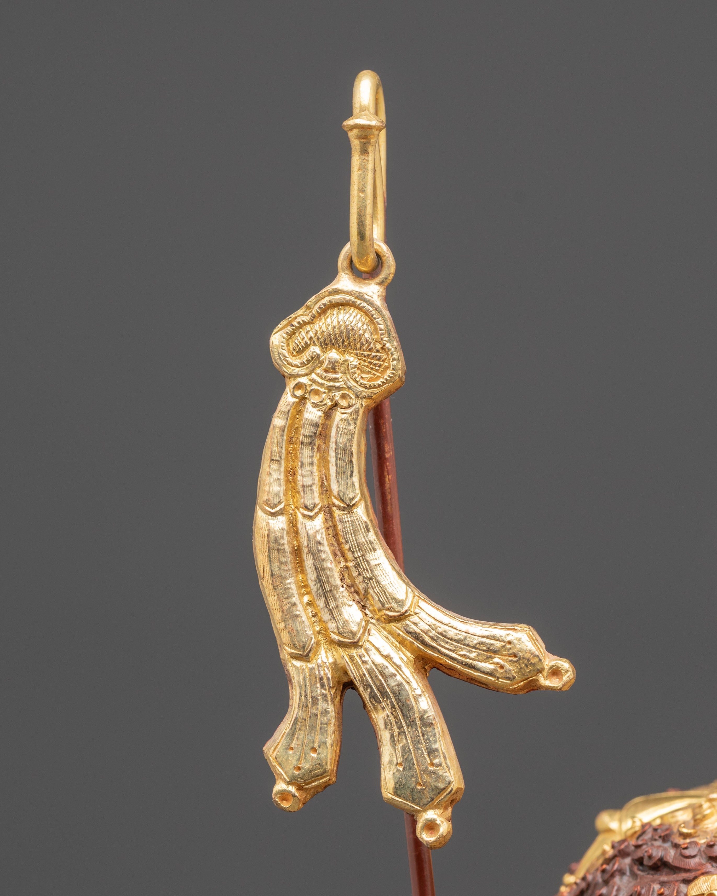 Handmade Gold Plated Kapala Set | Tibetan Ritual Skull Cup Offering Set