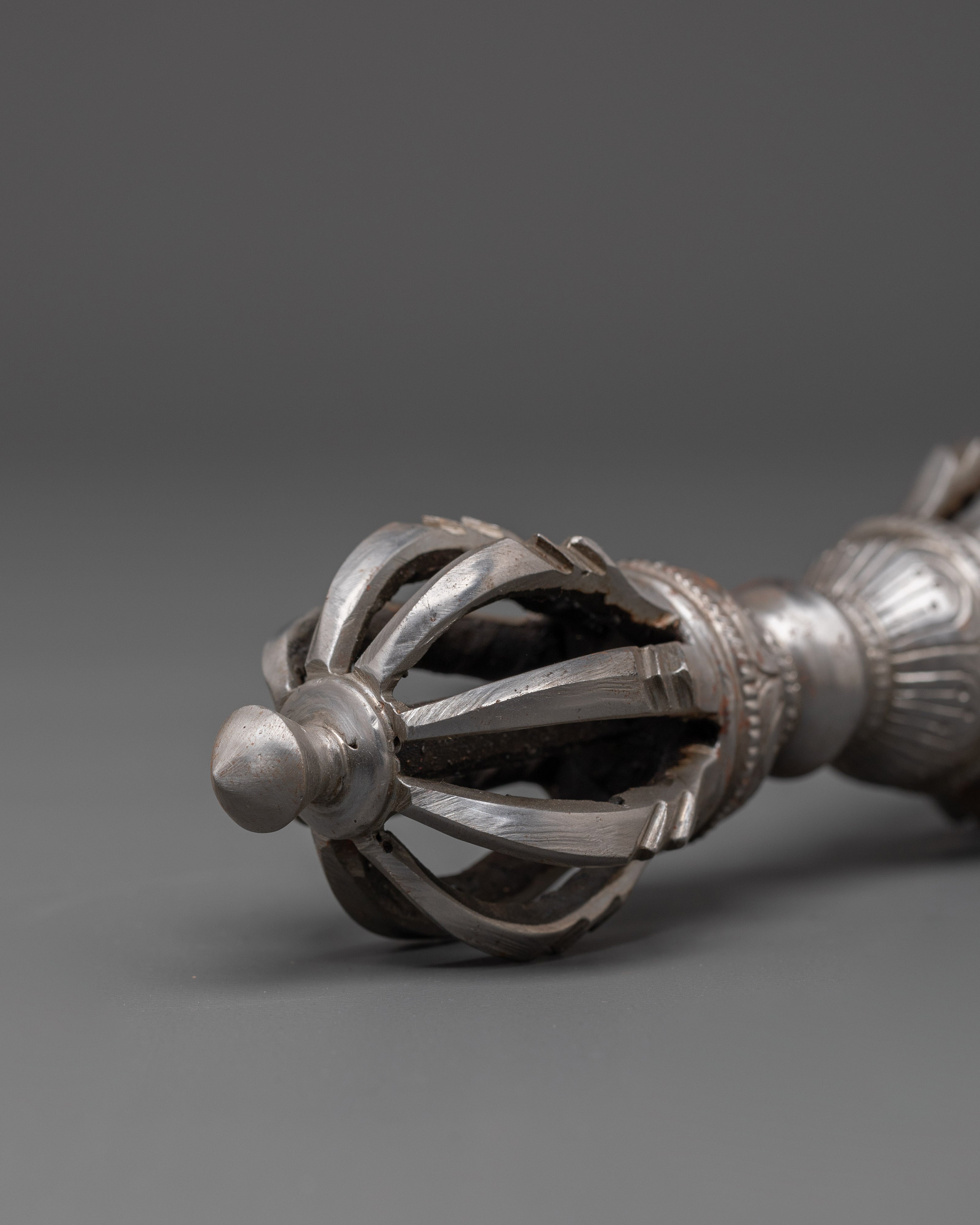 Vajra for Ritual Use | Iron Vajra for Buddhist Rituals