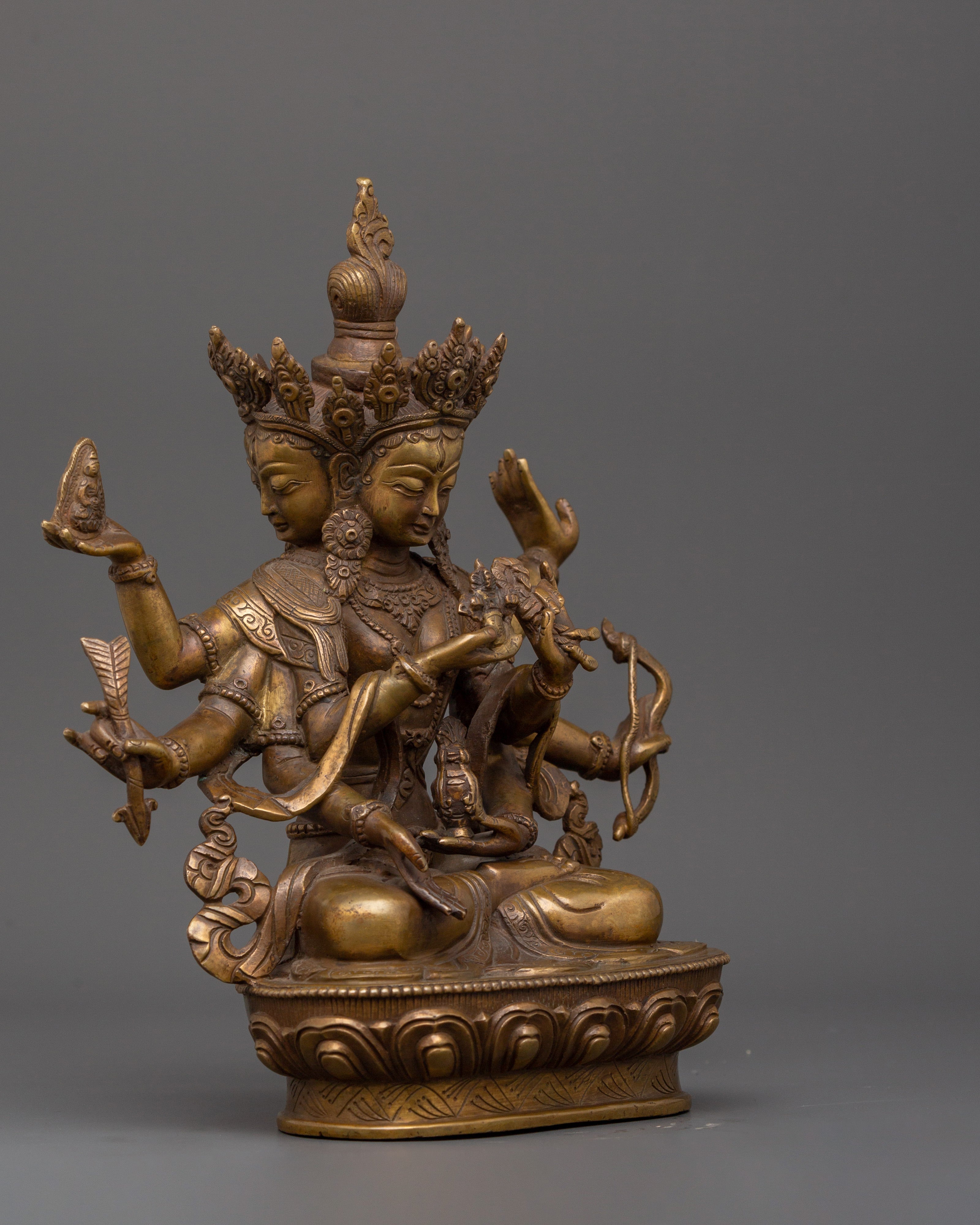 Antique Copper Namgyalma Statue |  Buddhist Ritual & Meditation