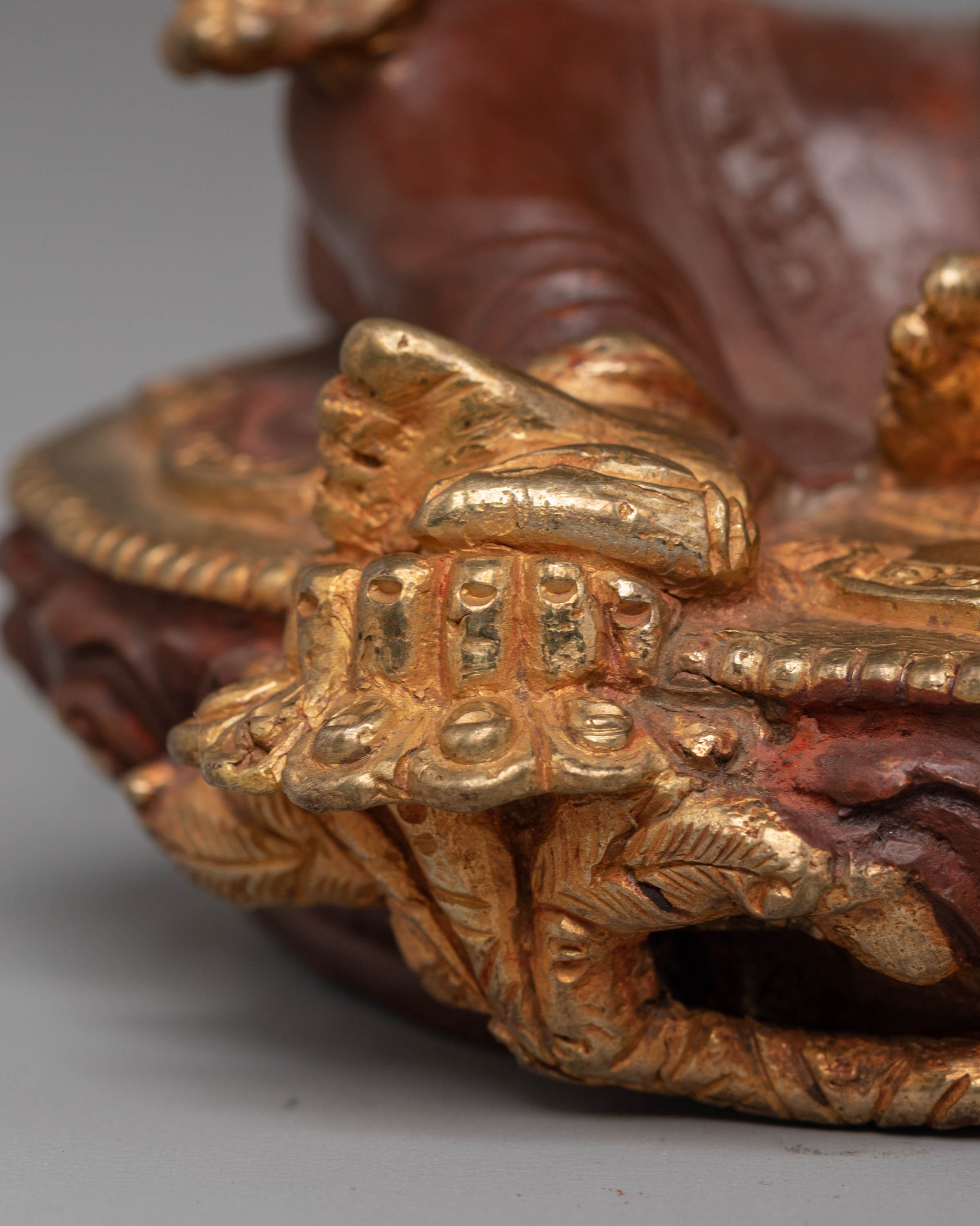 Handcrafted Copper Dzambhala Figurine | Embodiment of Wealth