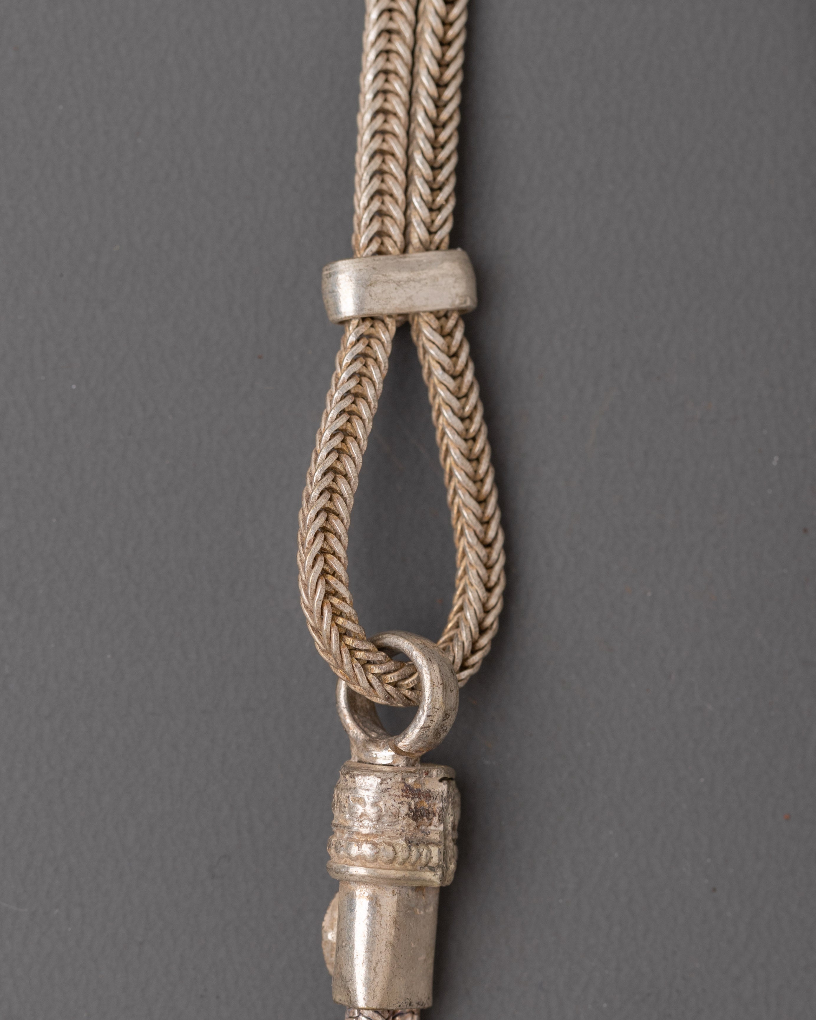 Handmade White Metal Necklace | Crafted Artisan Necklace