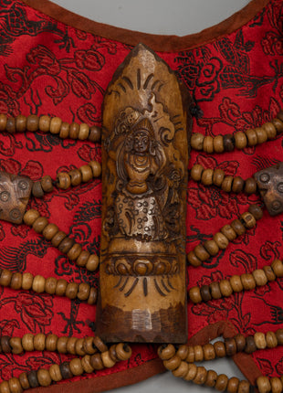 Tibetan Bone Rugen (Rus-Gyan) | Sacred Ritual Adornment Set