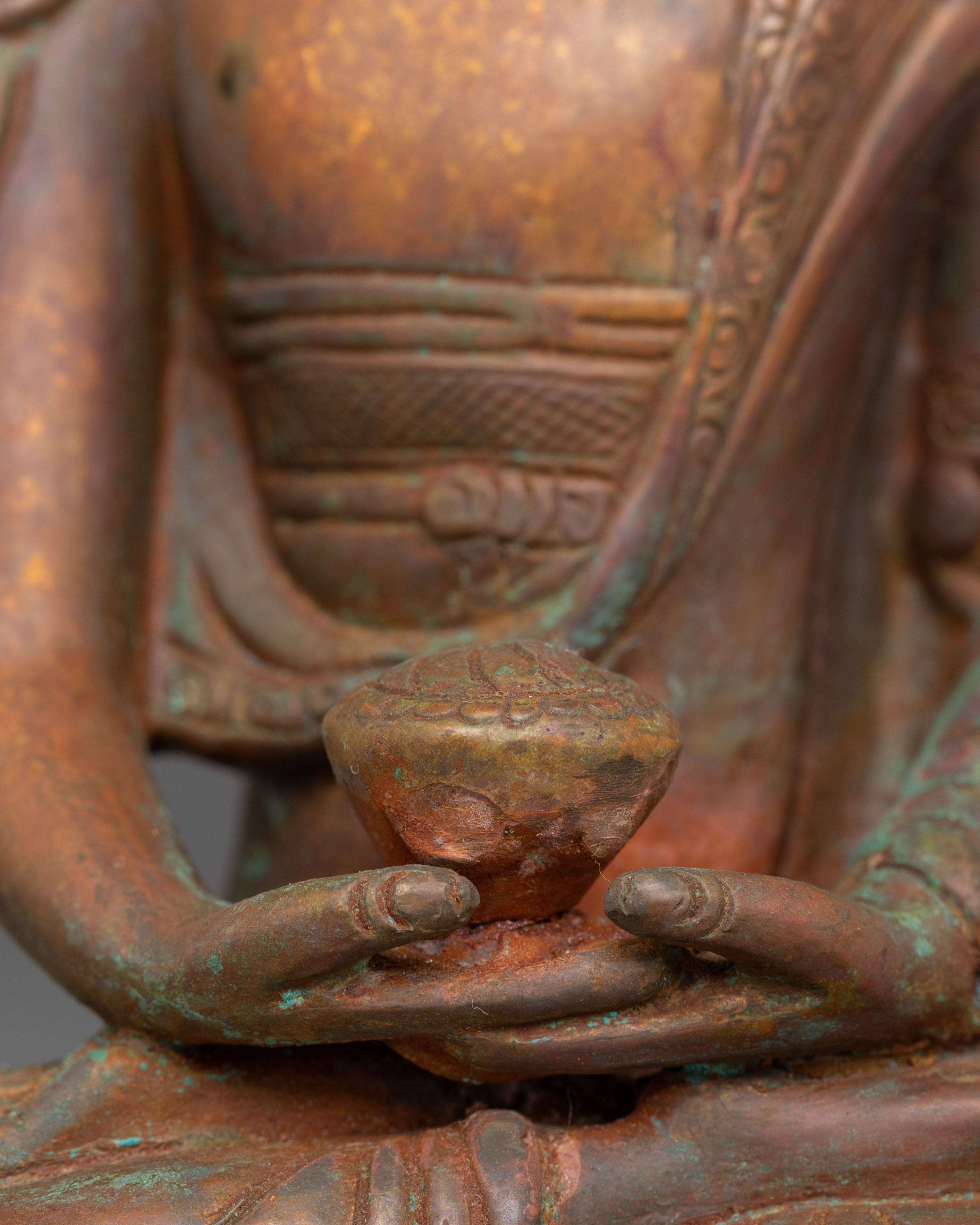 "Amitabha Buddha" Tibetan Buddha Art | Experience Serenity with our Sculpture