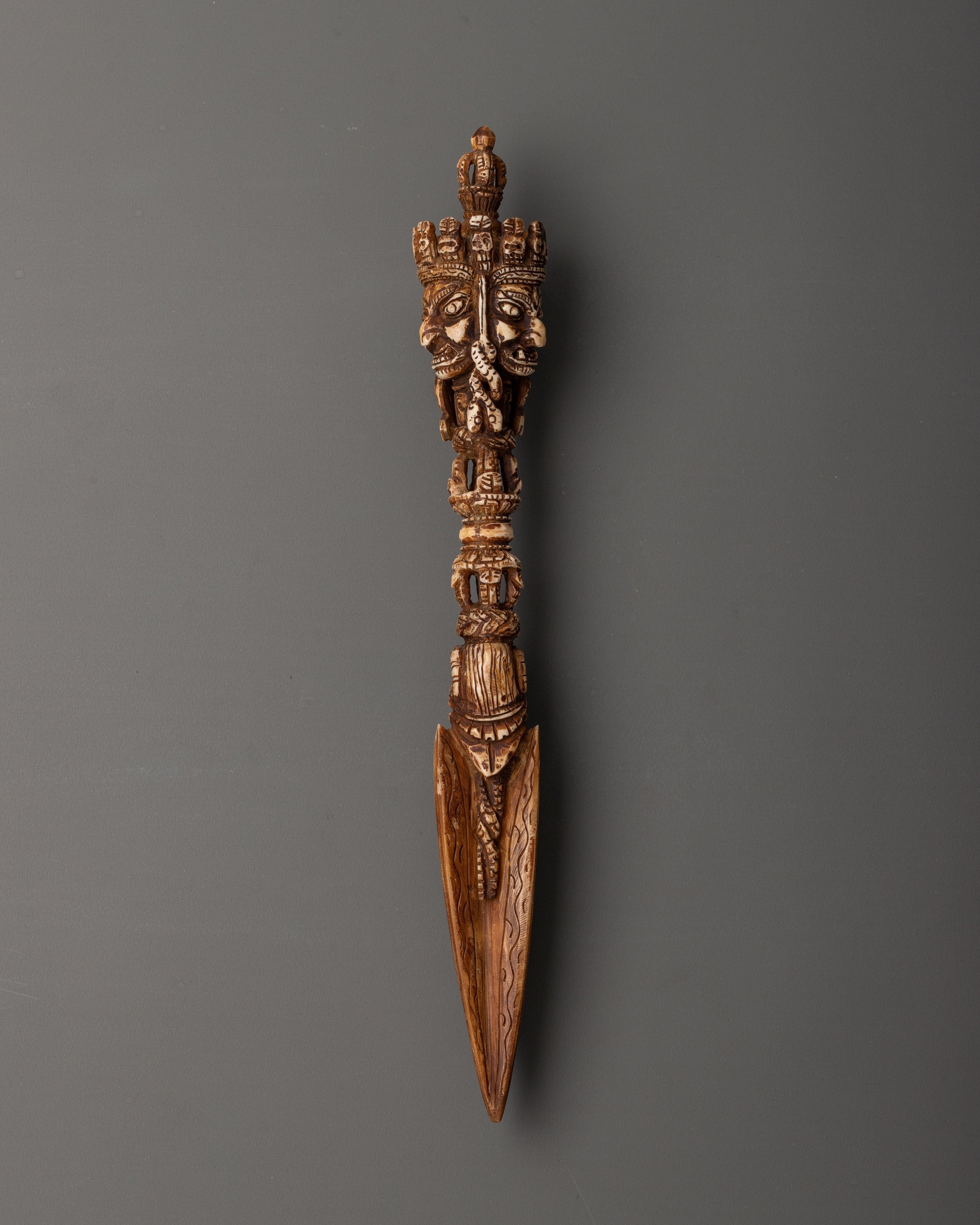 Phurba Buddhist Ritual Tool | Traditional Tibetan Craft