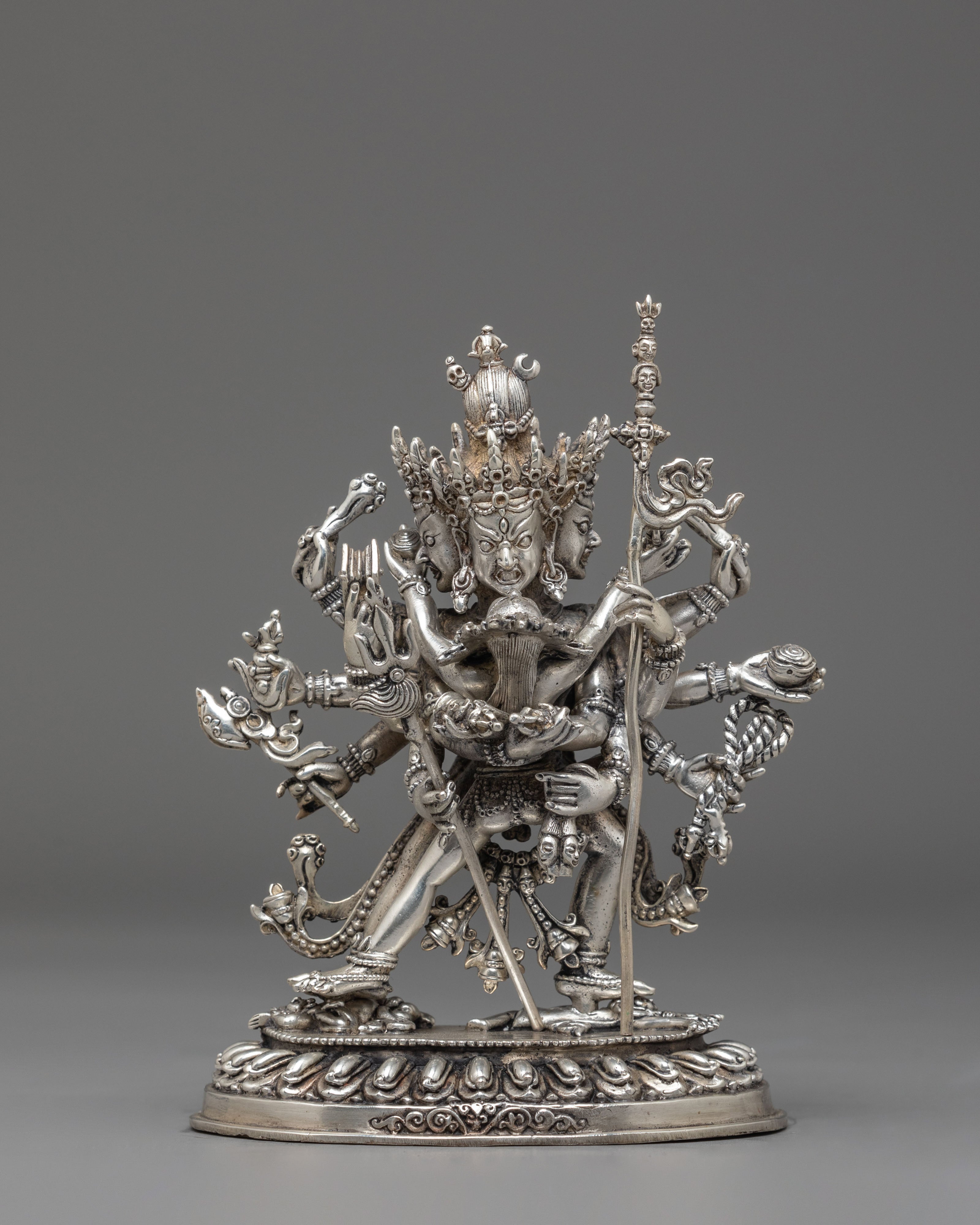 Buddhist Chakrasambhara Statue | Vajrayana Enlightened Deity