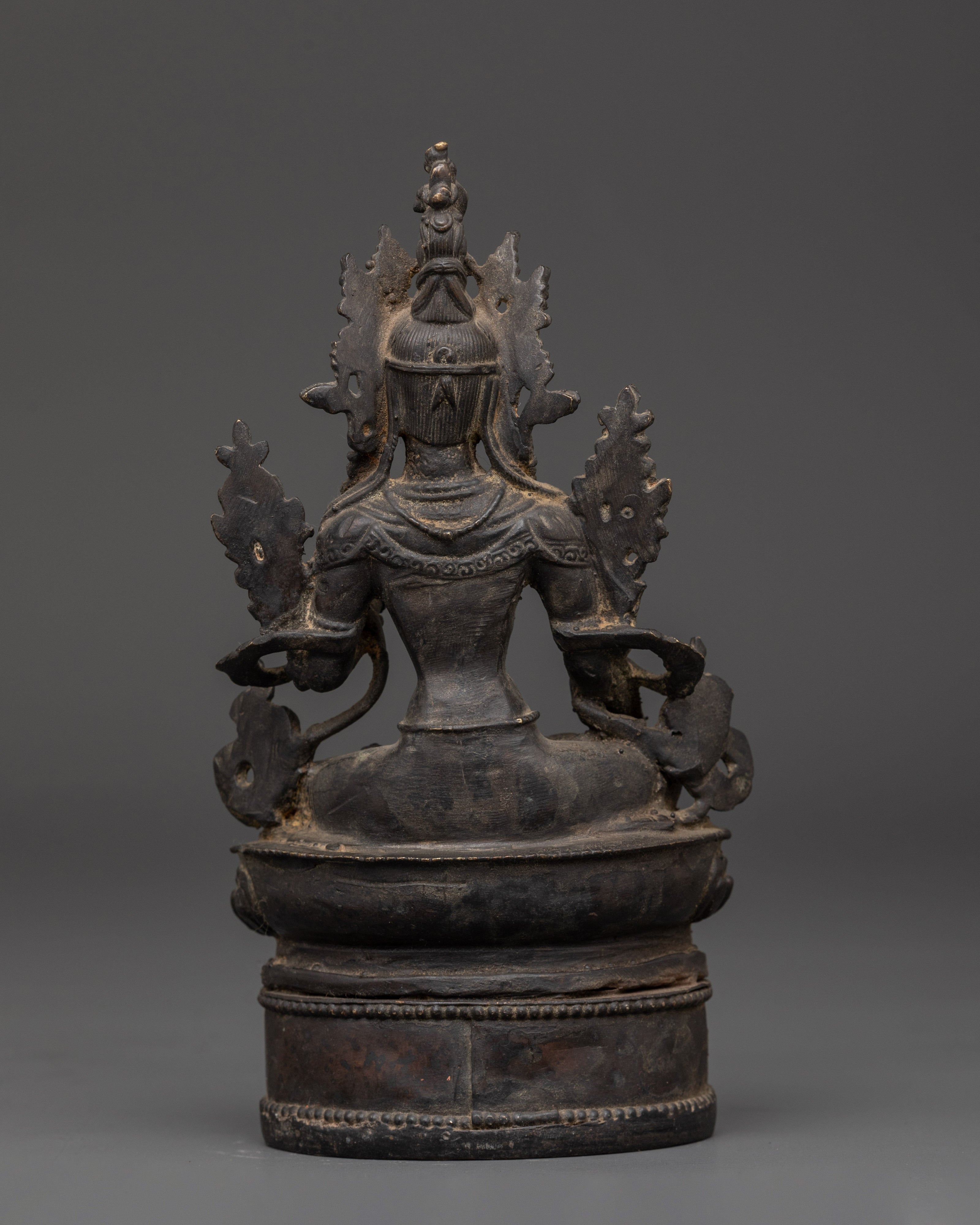 Handmade Tibetan Statue of White Tara | Goddess of Compassion