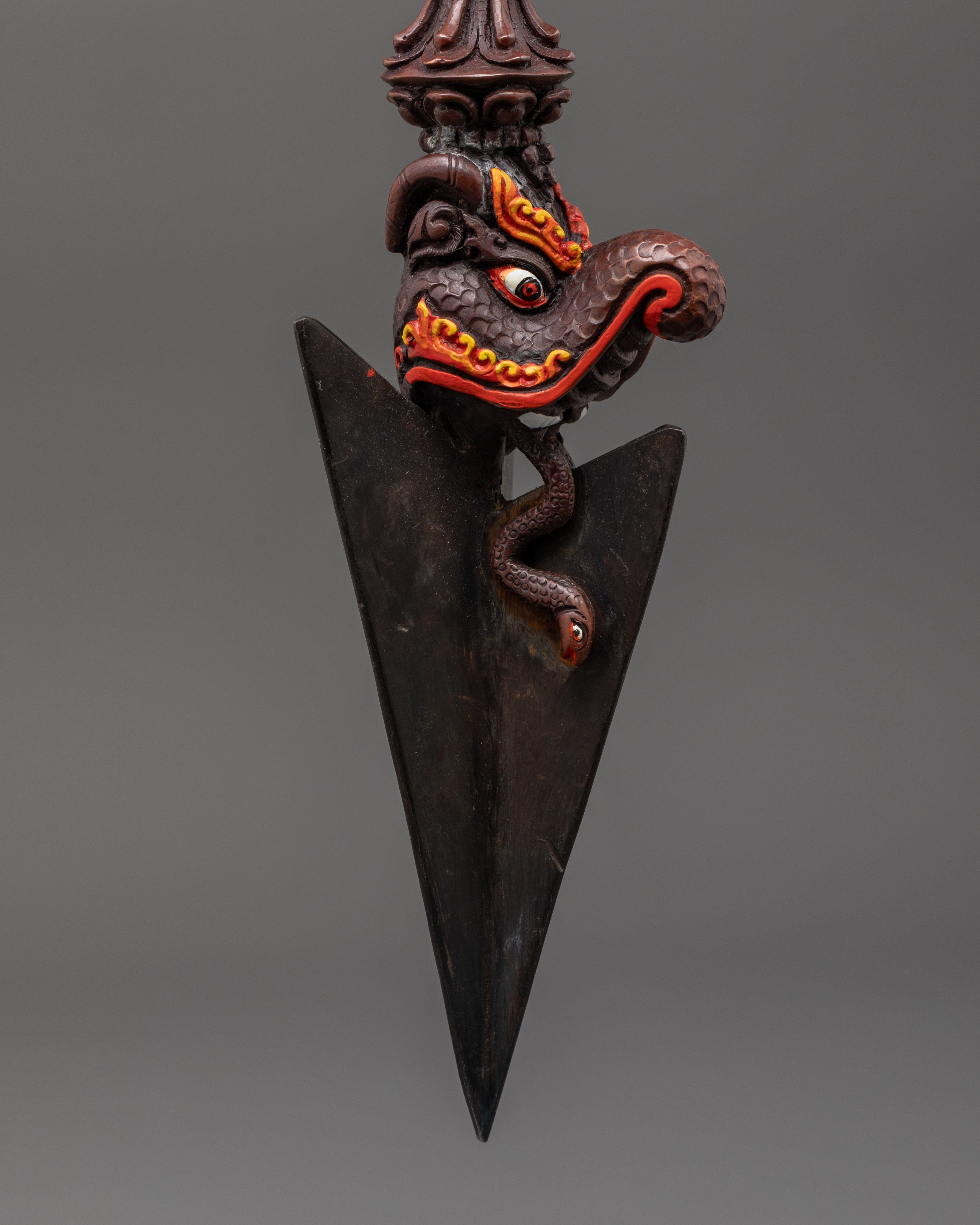 Tibetan Vajrakilaya Ritual Dagger | Handcrafted Tantric Phurba