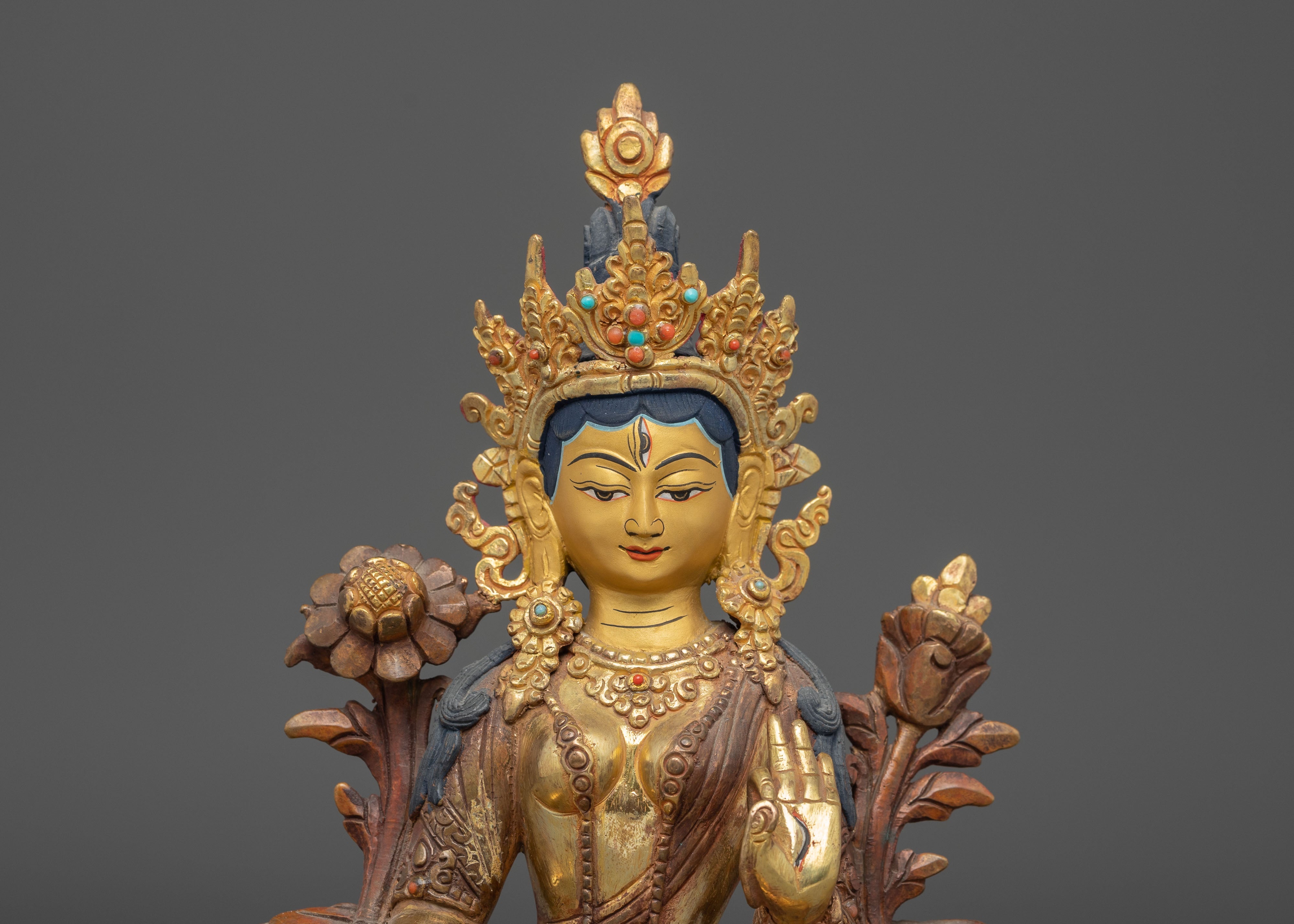 Himalayan White Tara Statue | Meditation Spiritual Art