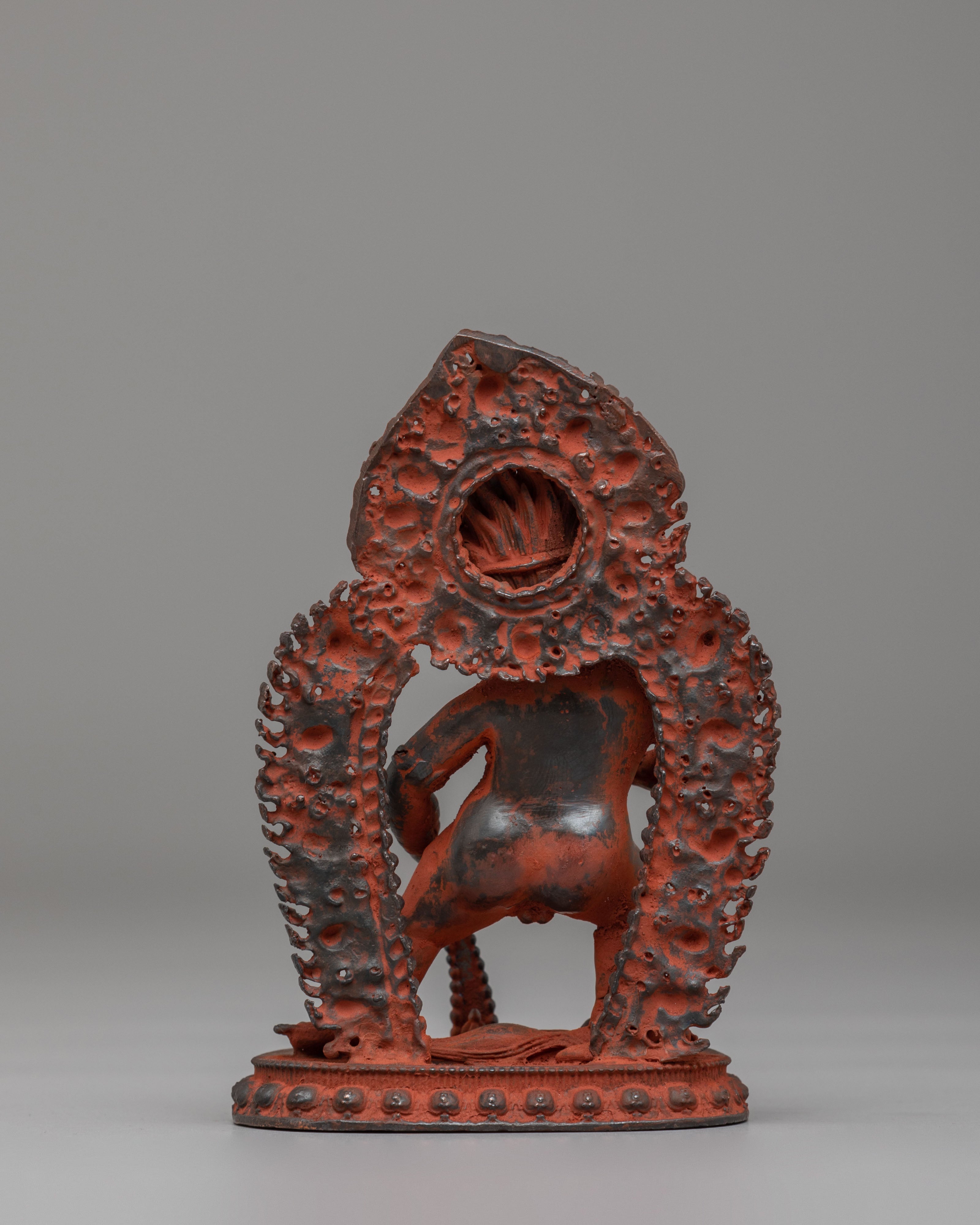 Spiritual Black Dzambhala Statue | Buddhist Wealth Deity