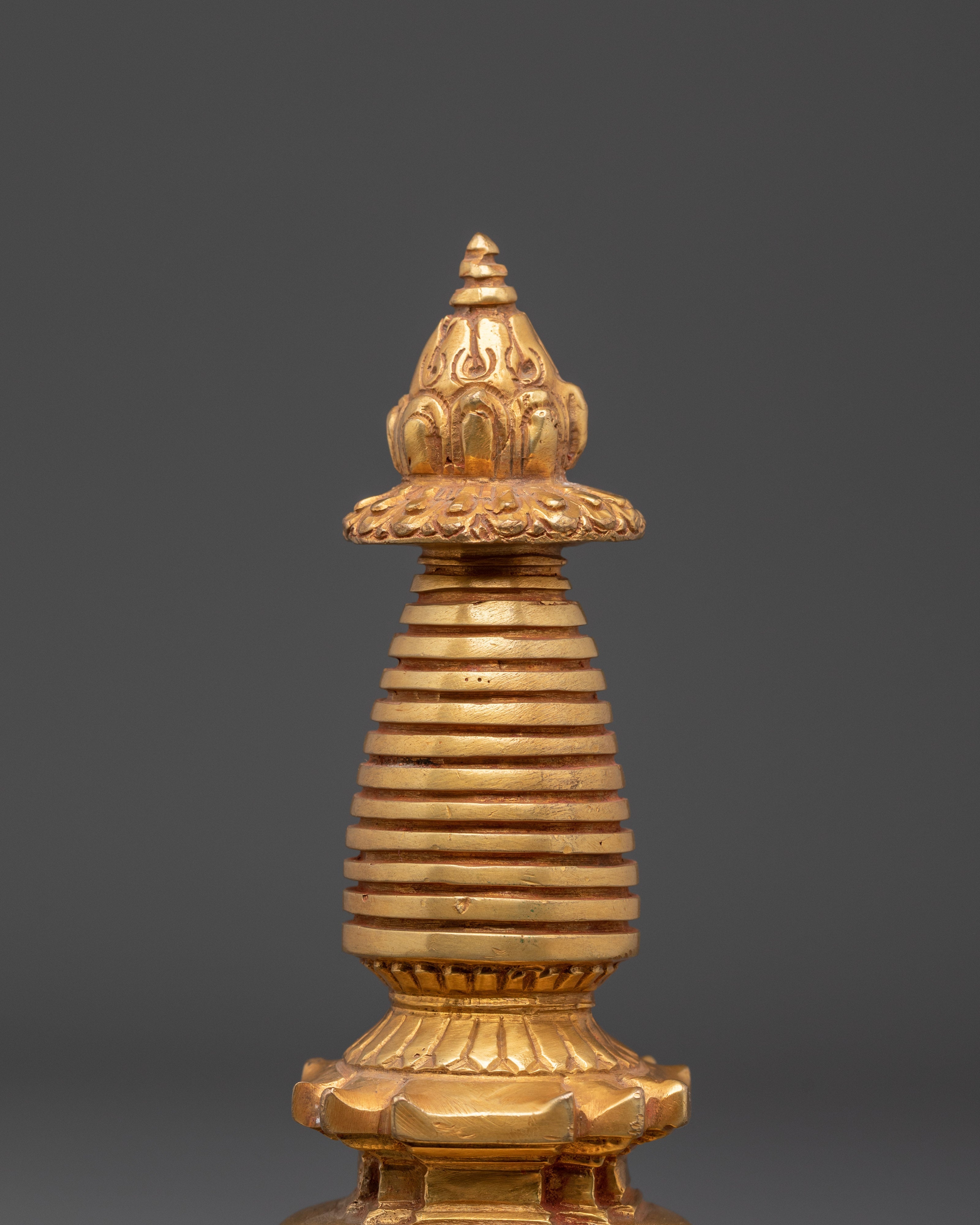 Sacred Tibetan Altar Stupa | Handcrafted Buddhist Spiritual Art