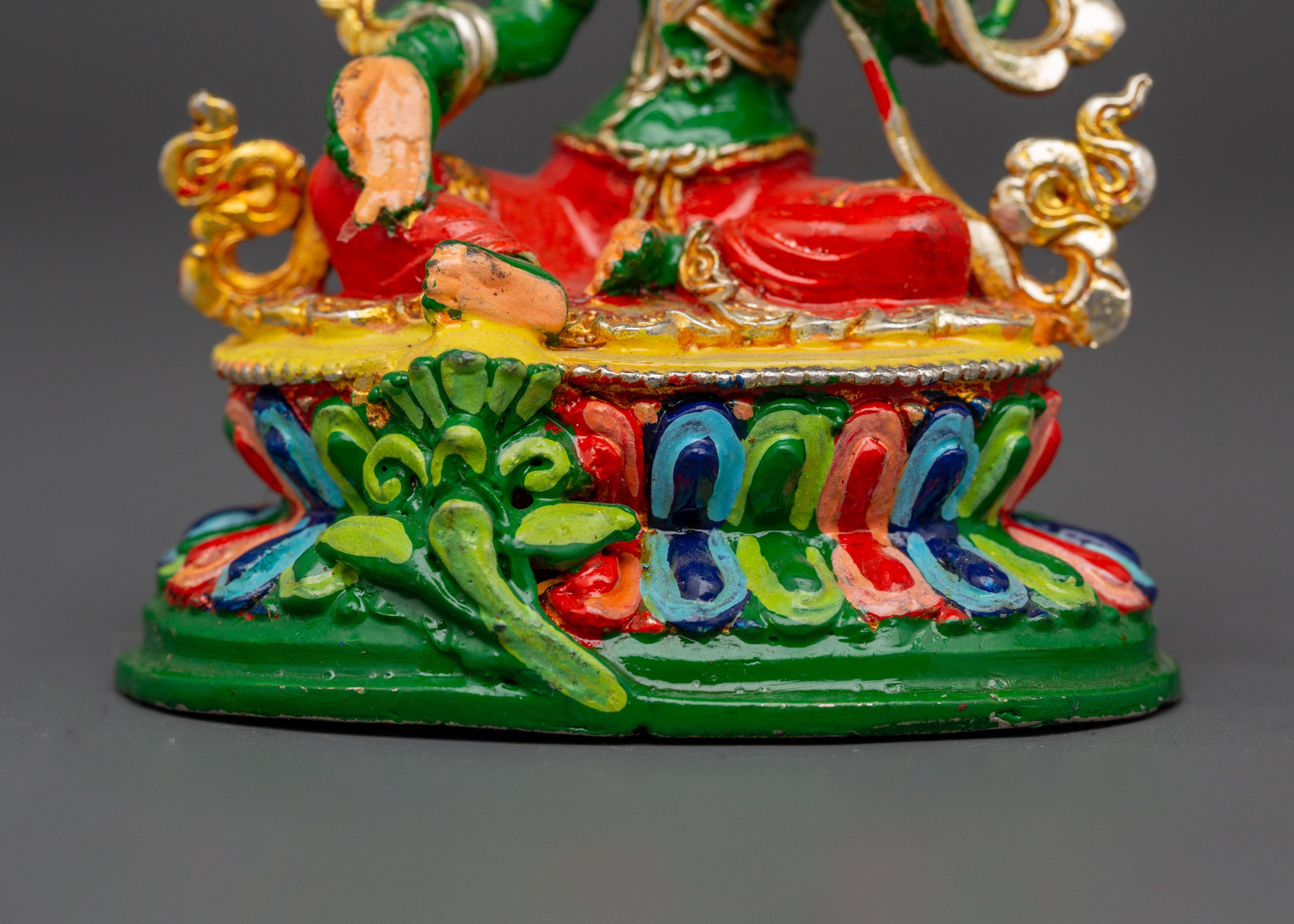 Copper Green Tara Sculpture | Altar Home Decor