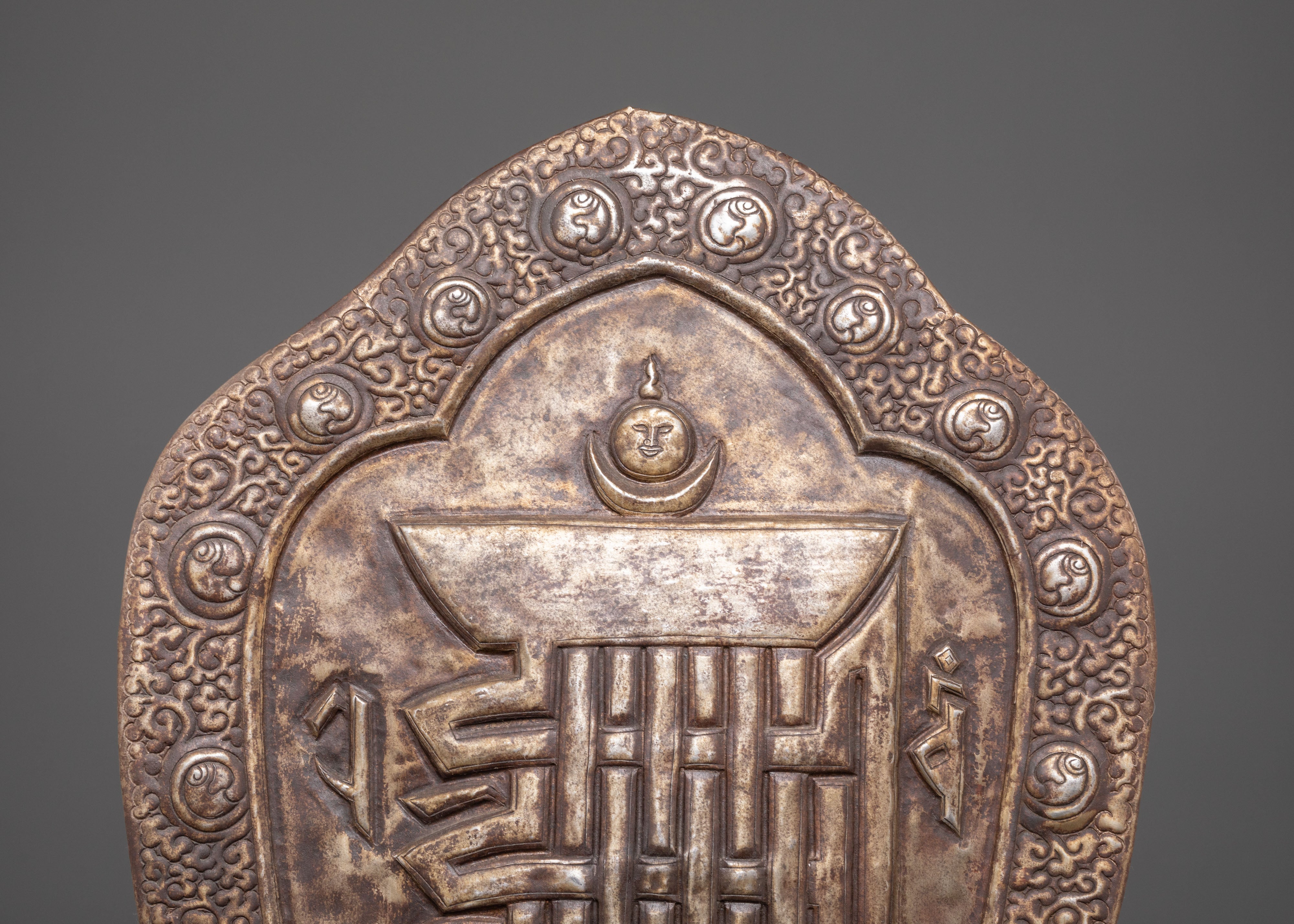 Tibetan Kalachakra Symbol Wall Hanging | Buddhist Protection Wall Art