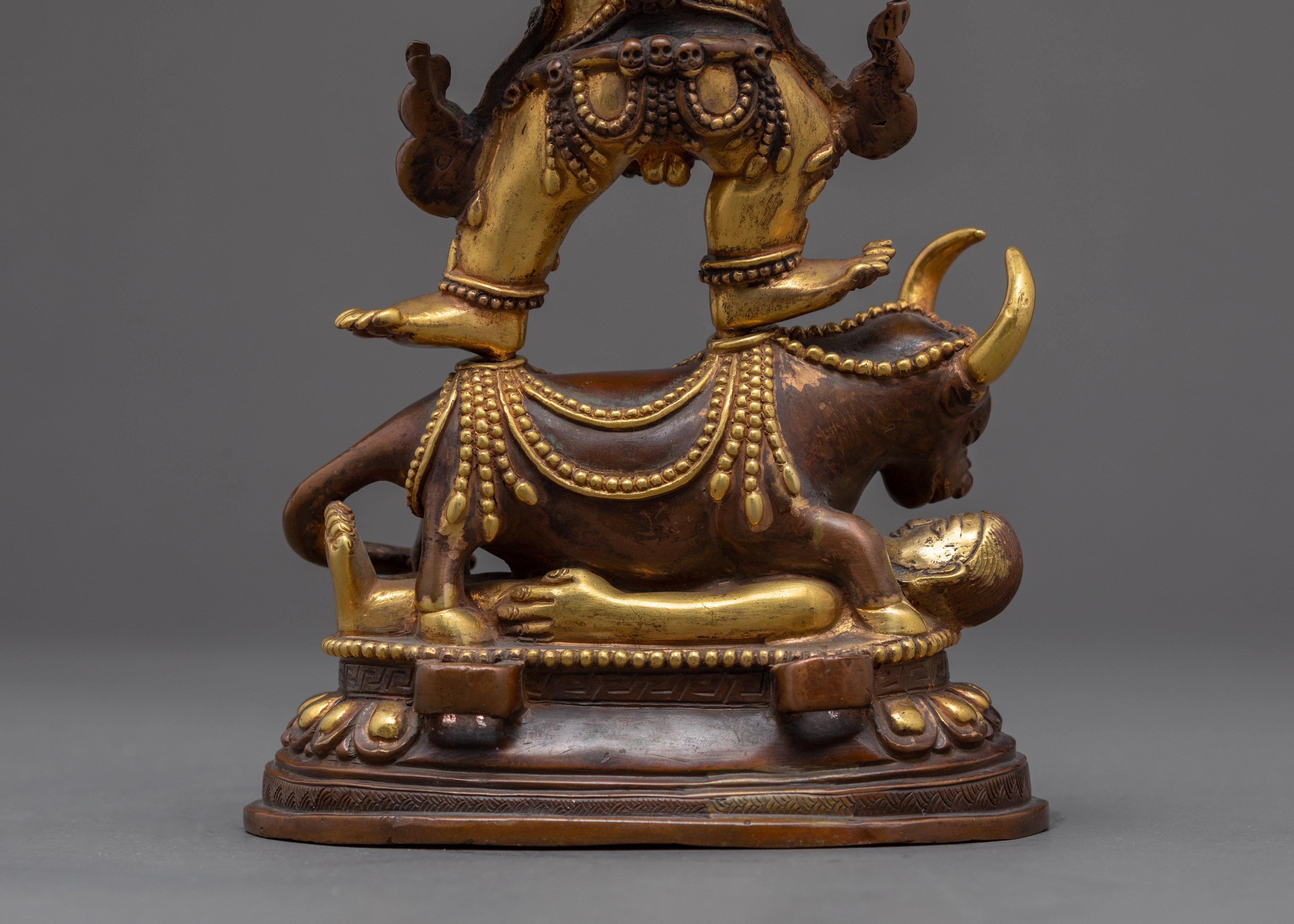 20 Years Old Yama Dharmaraja Buddha Figurine | Mini Statues