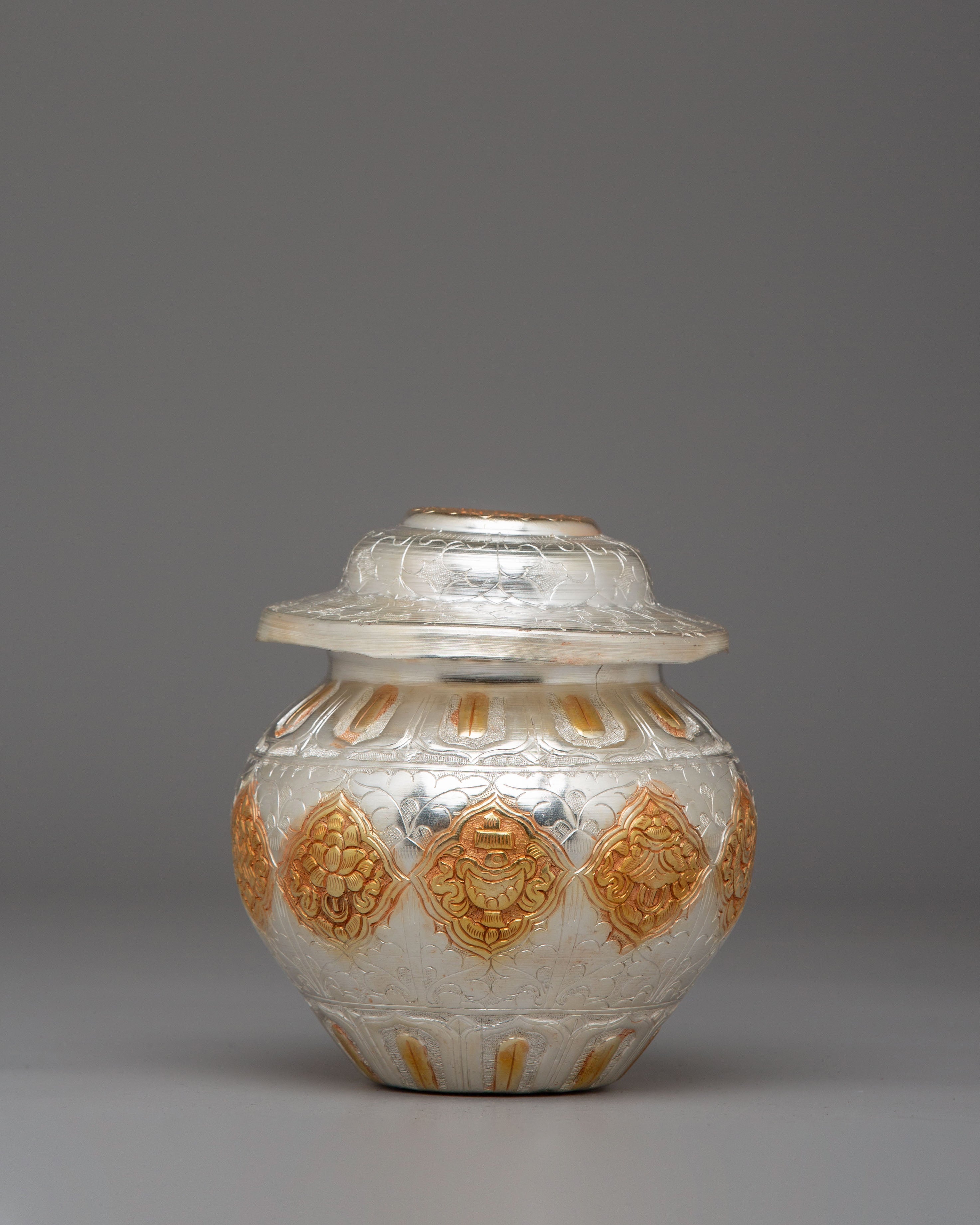 Buddhist Decor Kalasha | Sacred Offering Vessel