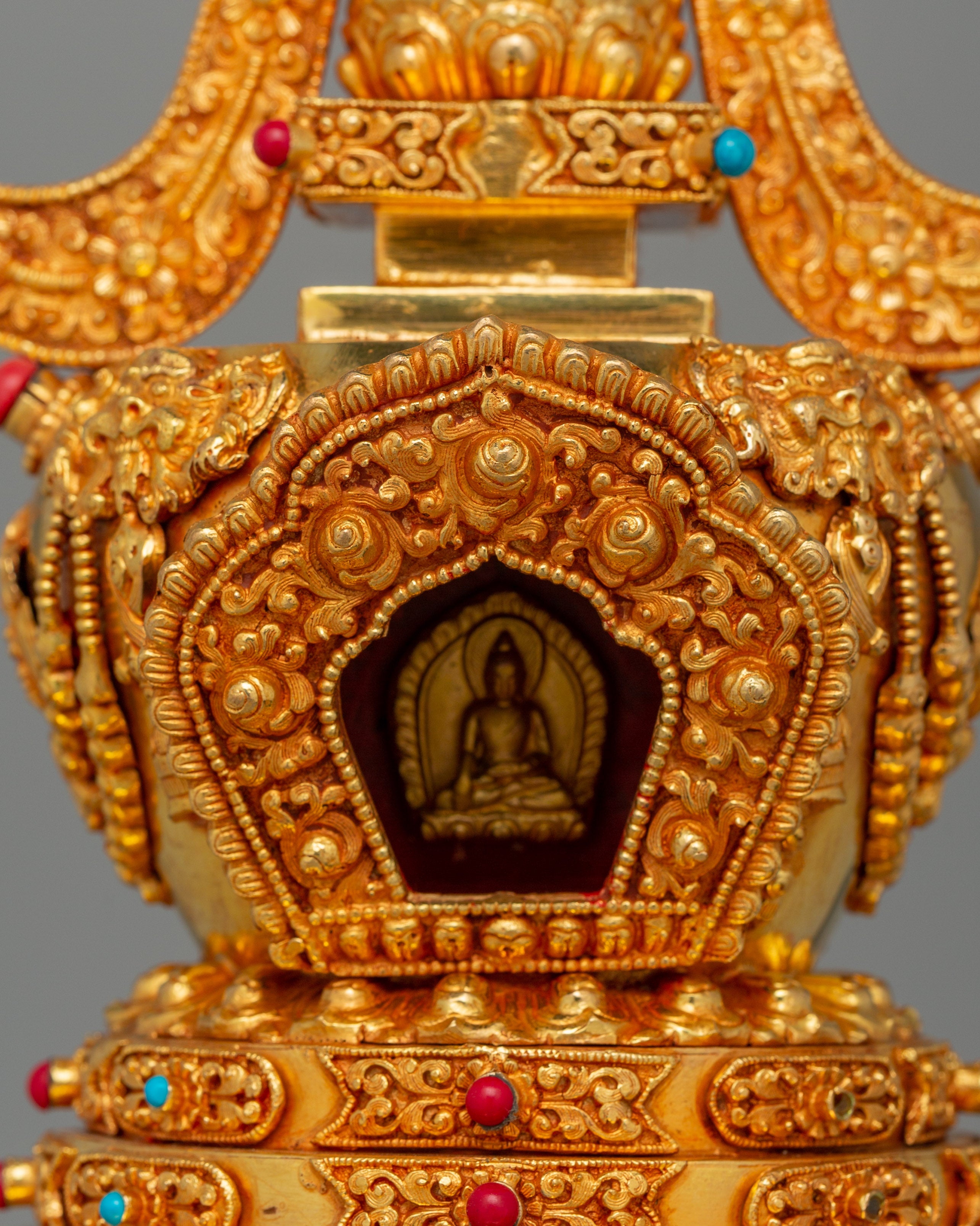 Tibetan Religious Buddhist Stupa | Buddhist Shrine Artifact