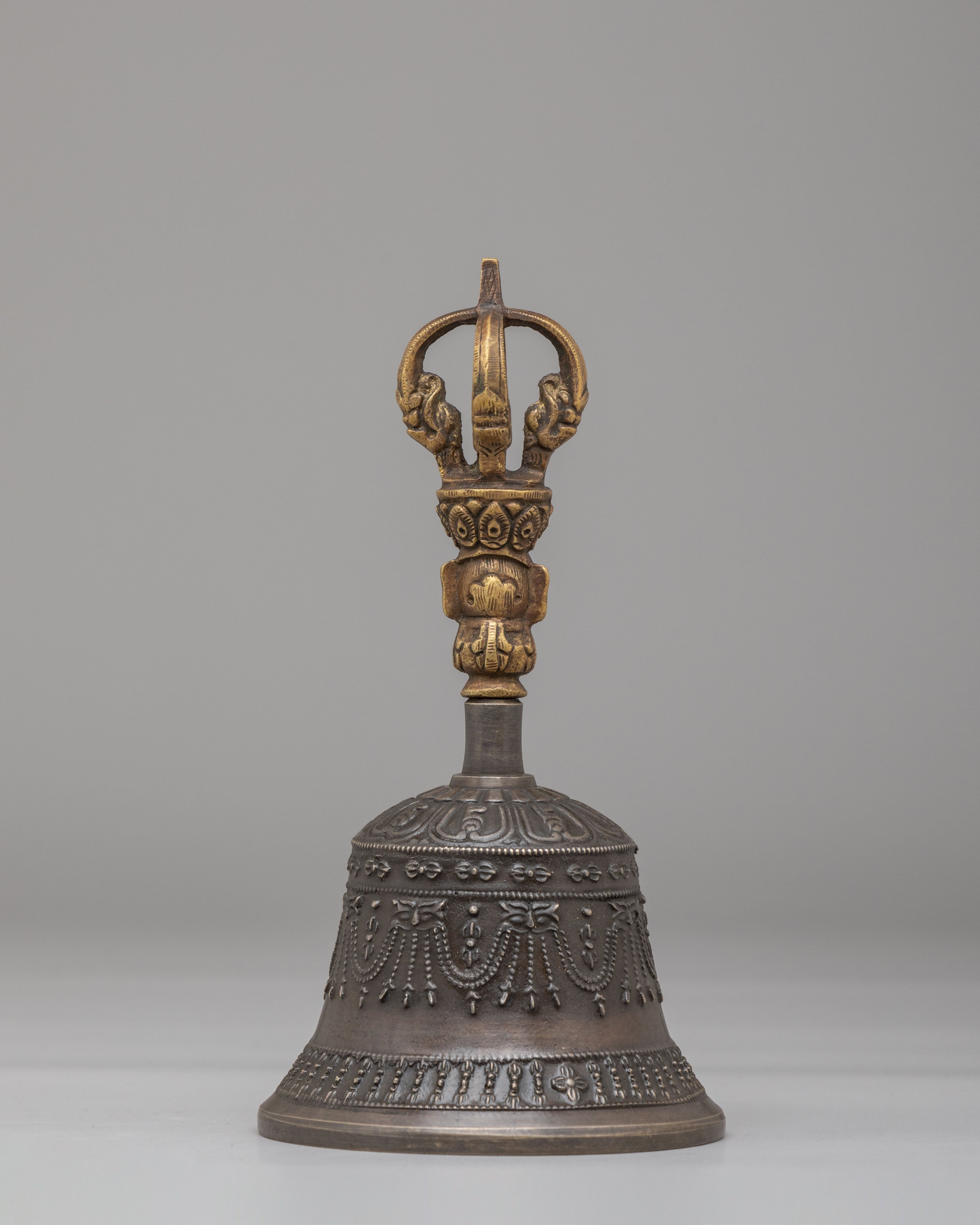 Buddhist Vajra Bell Set | Sacred Tibetan Ritual Tools