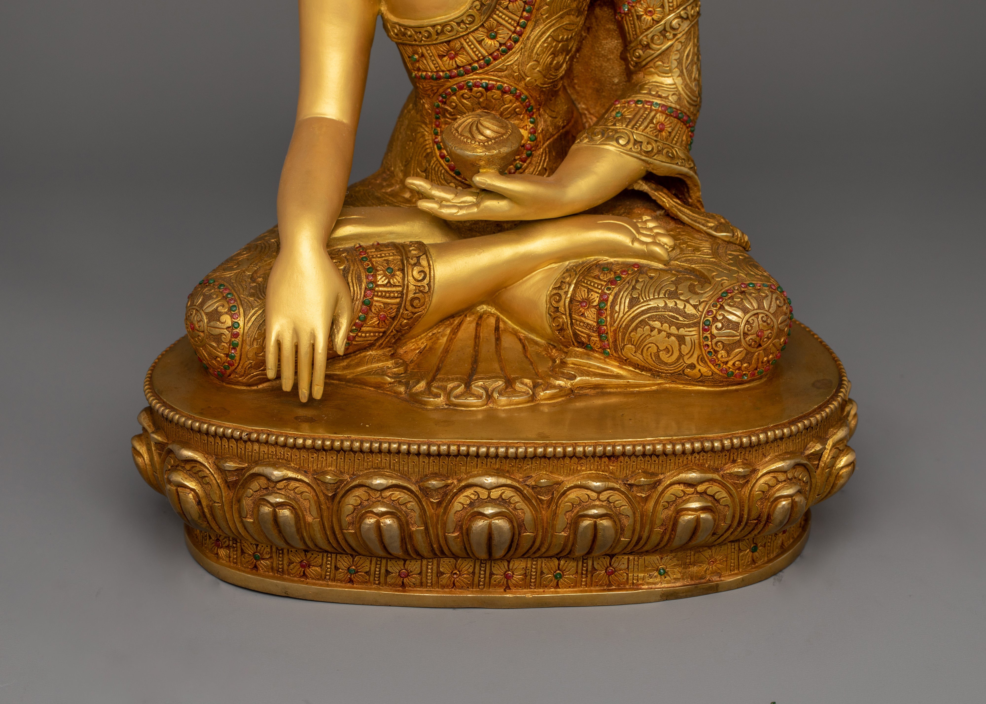 Lord Shakyamuni Buddha "Founder of Buddhism" Statue | Handmade Buddhist Altar Decor