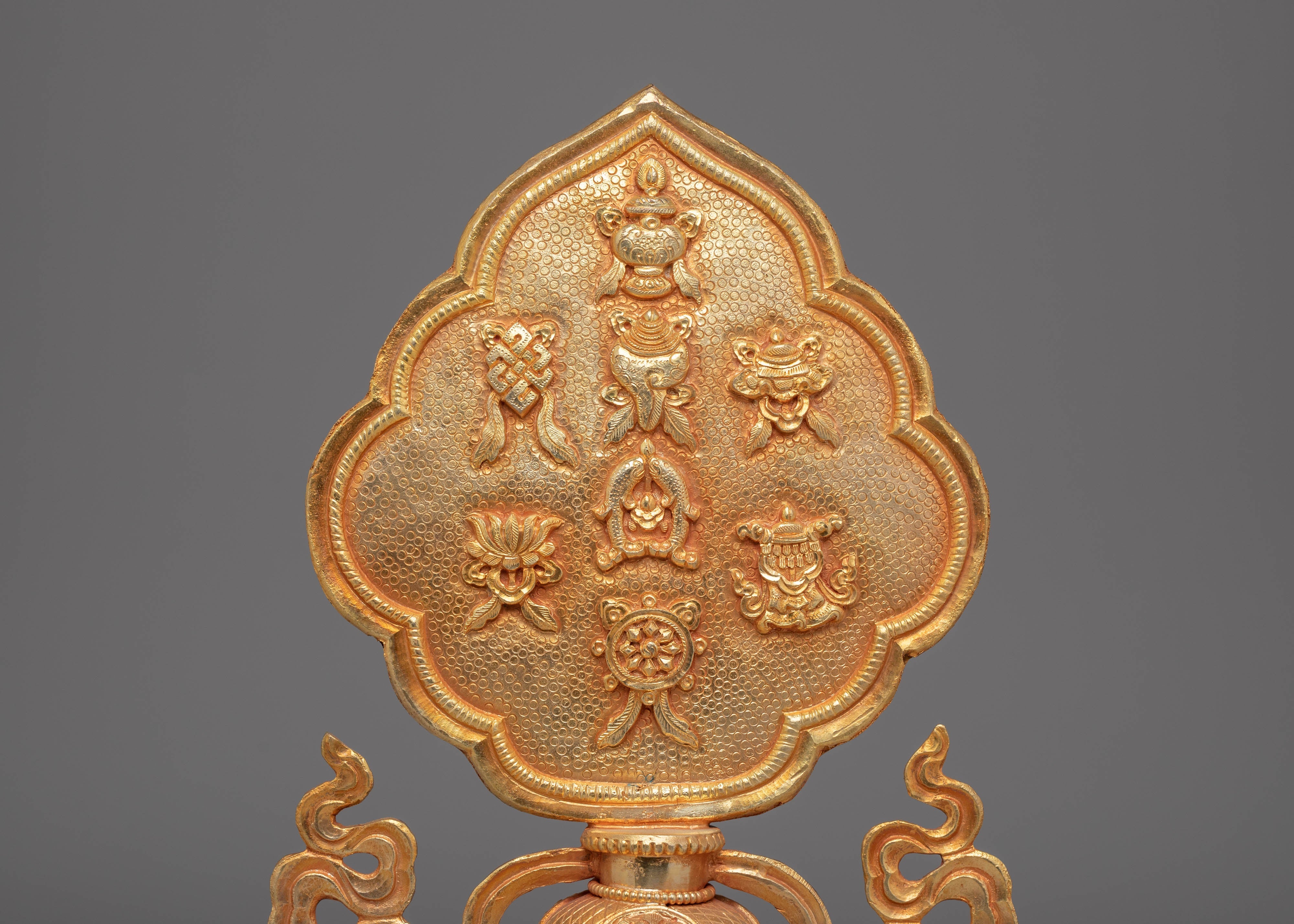 Sacred Tibetan Eight Auspicious Symbols | Symbolic Decor for Blessings and Prosperity