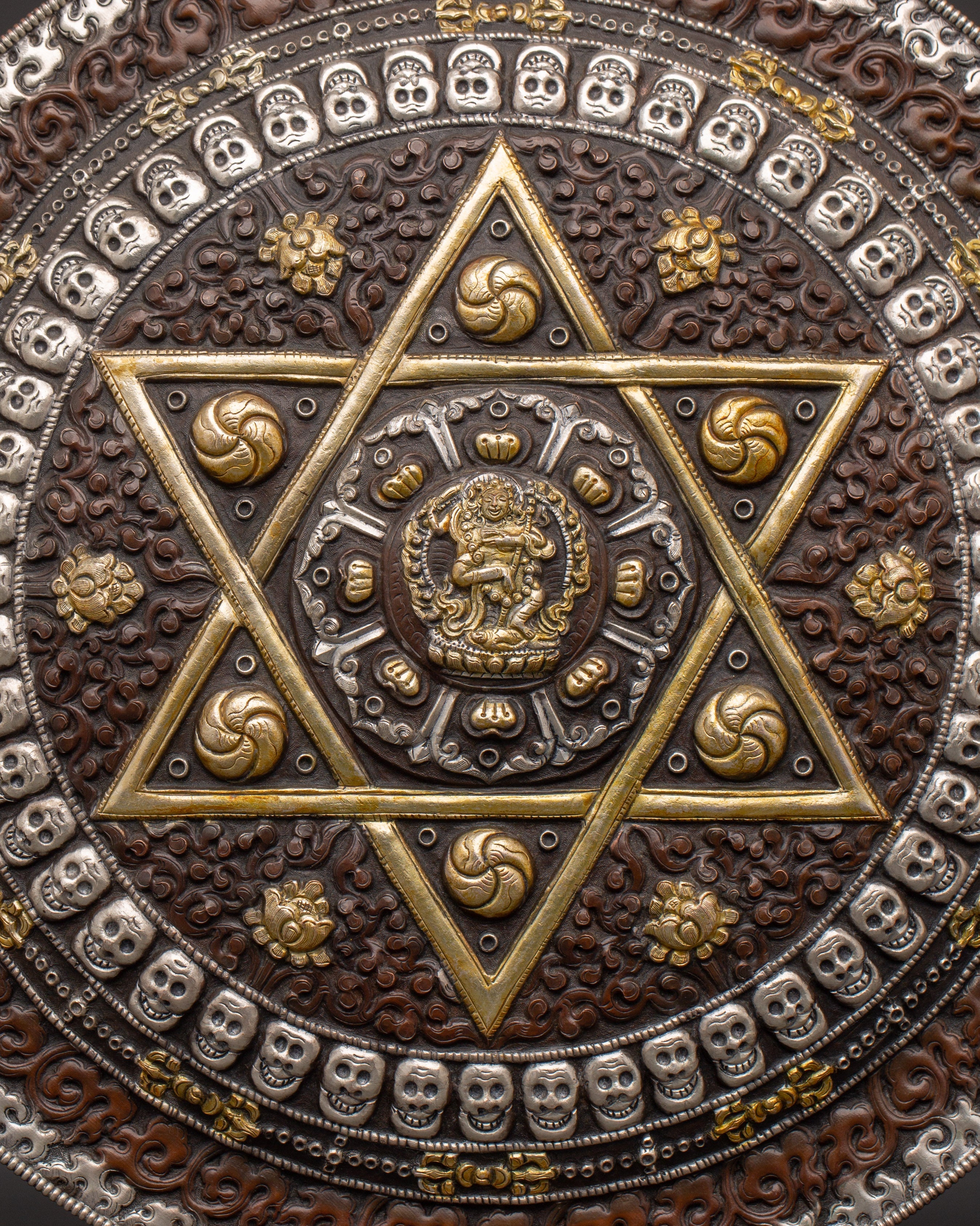 Handcrafted Tibetan Mandala Wall Hanging | Sacred Symbol Decor