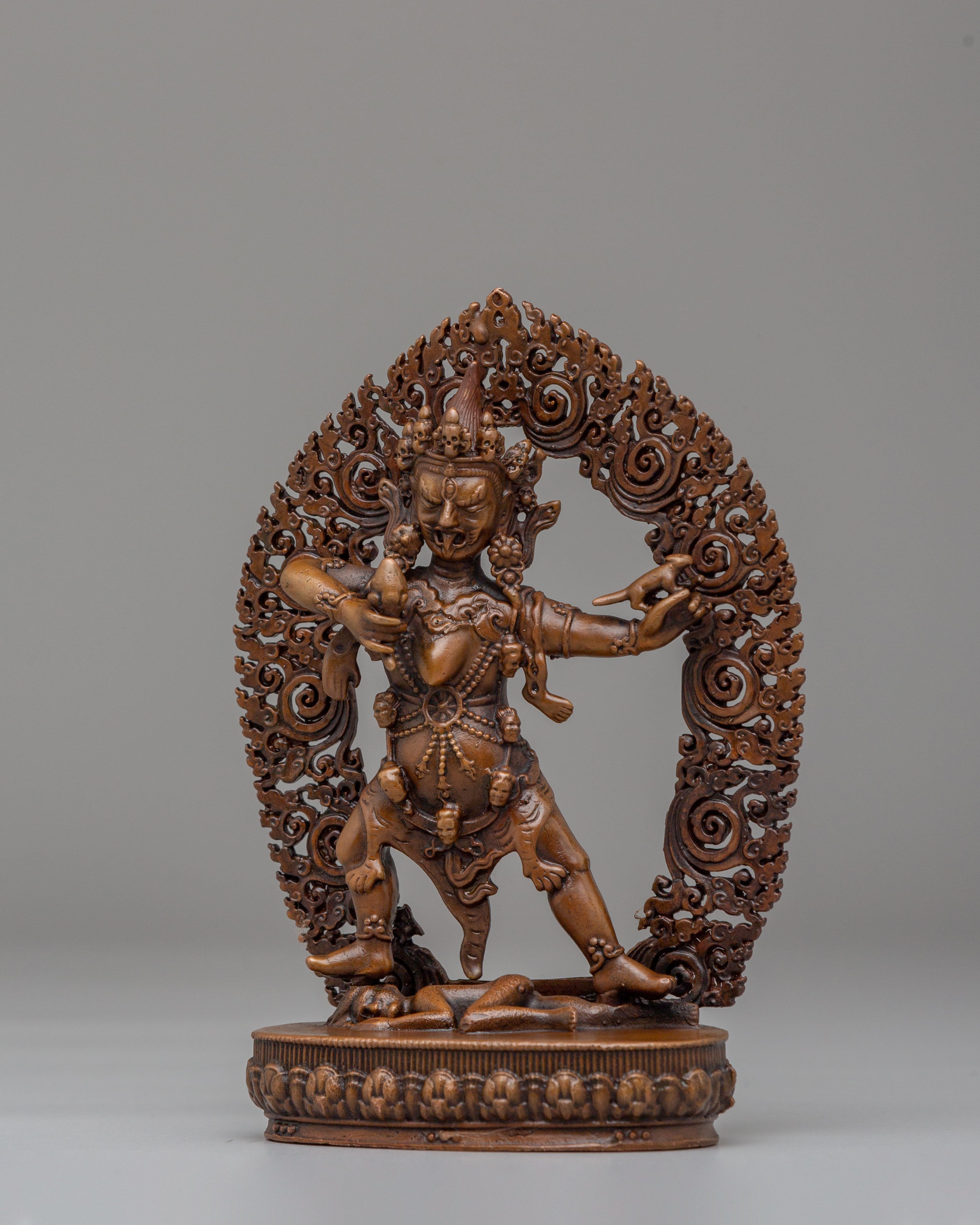 Handmade Ekajati Statue | Tibetan Protector Deity Figurine for Spiritual Protection