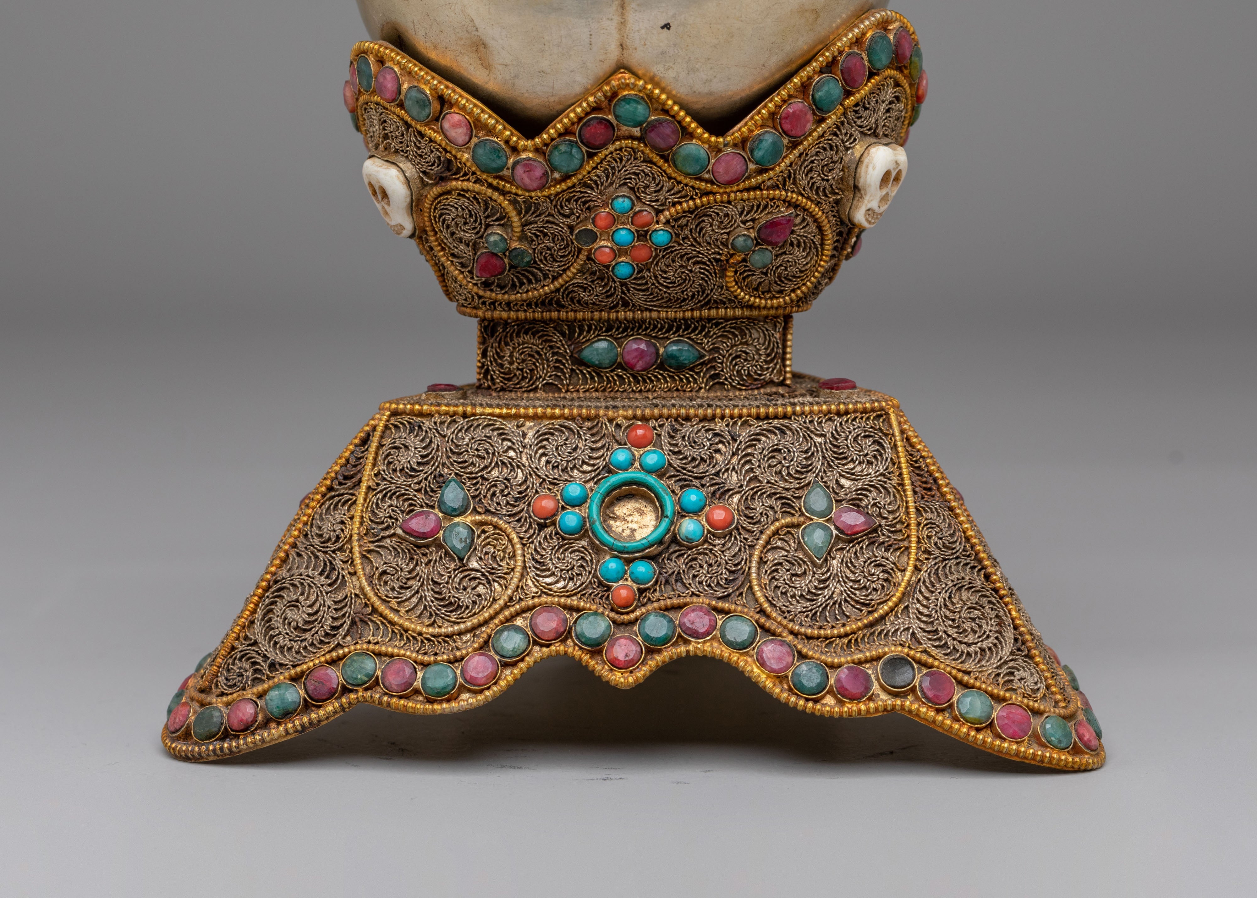 Kapala Buddhist Ritual Vessel | Tibetan Skull Cup