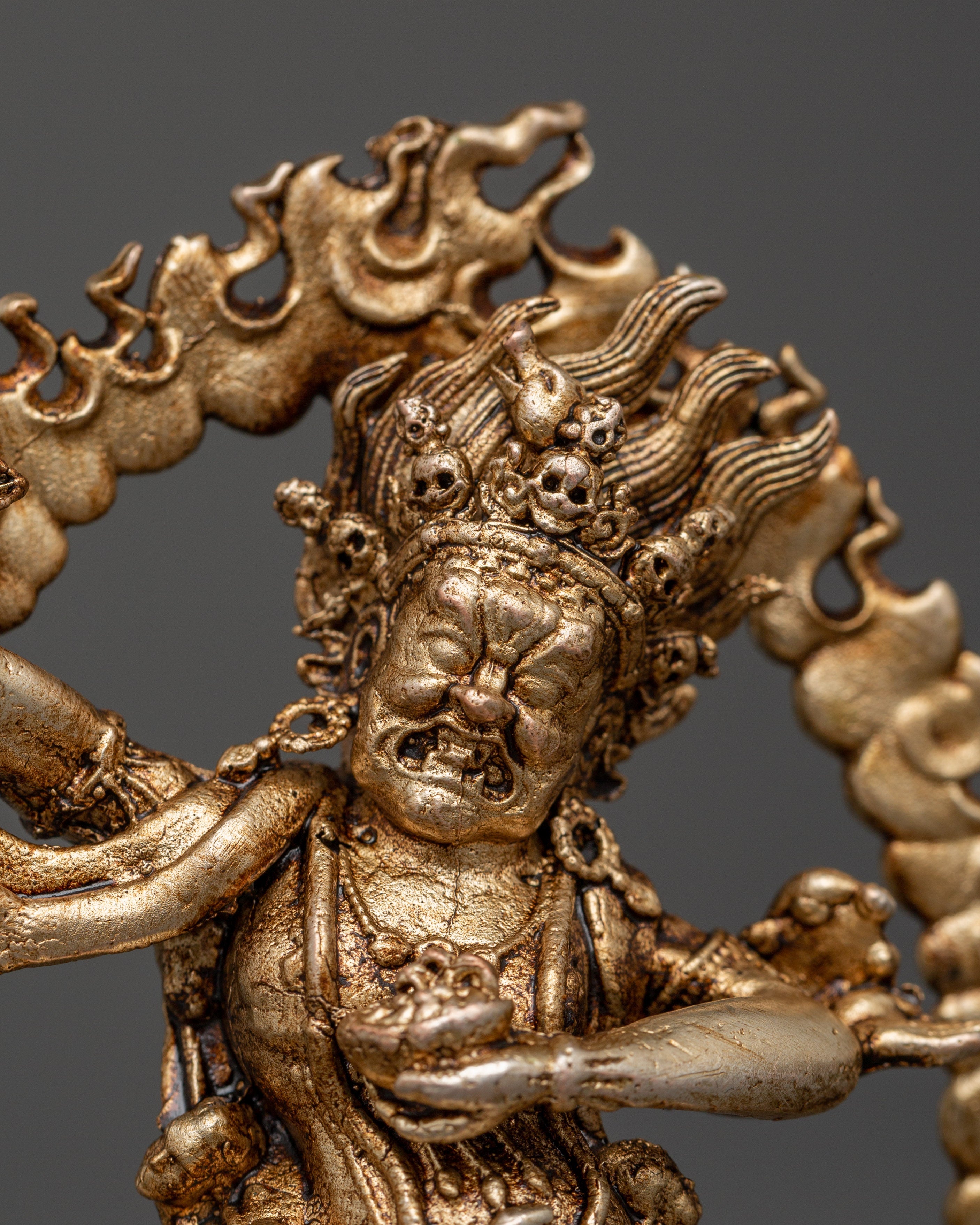 Troma Nagmo Wrathful Dakini Statue | Tibetan Wisdom Deity for Cho Practice, Altar & Ritual