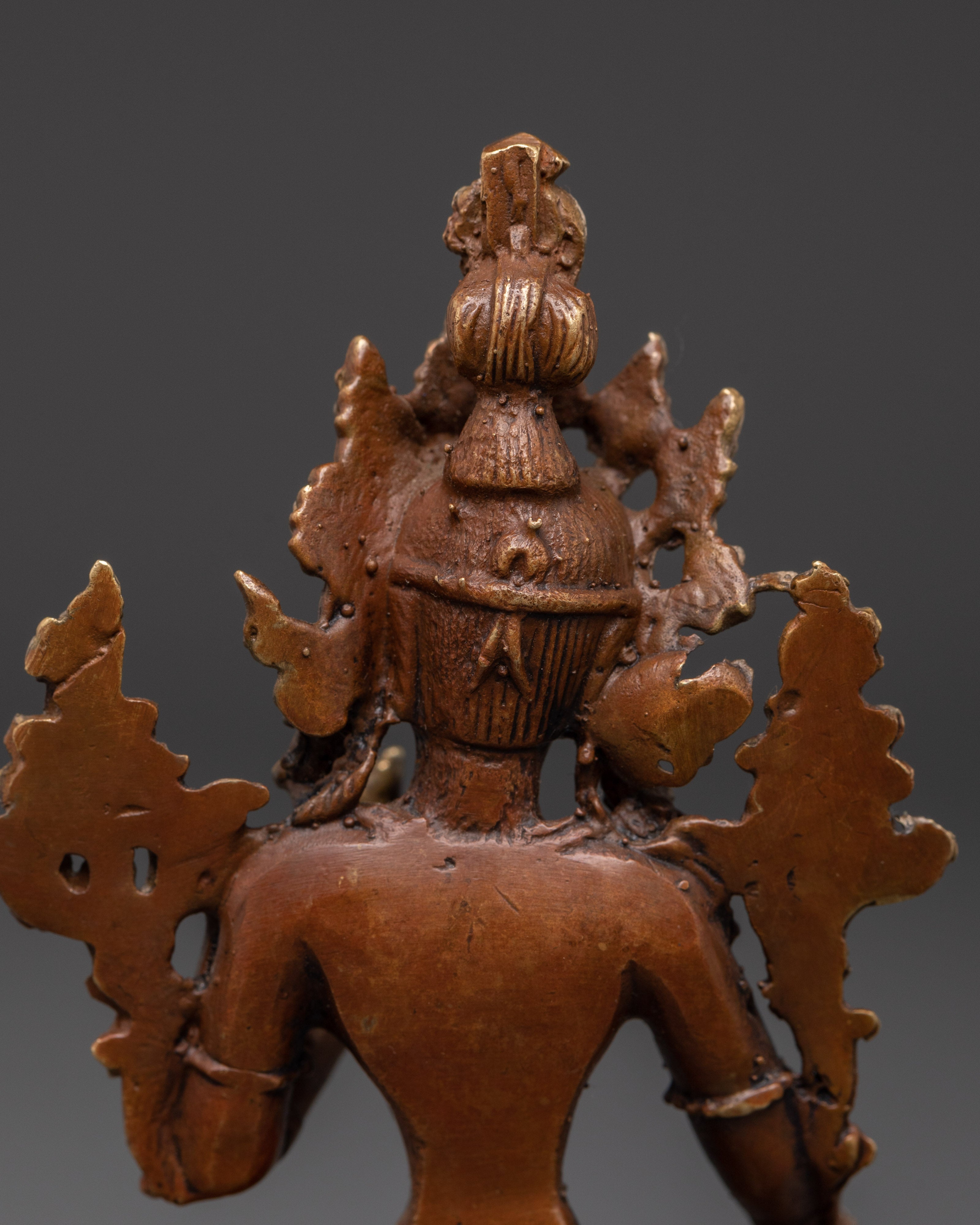 White Tara Compassionate Buddhist Goddess | Oxidized Copper Silver Plated Statue