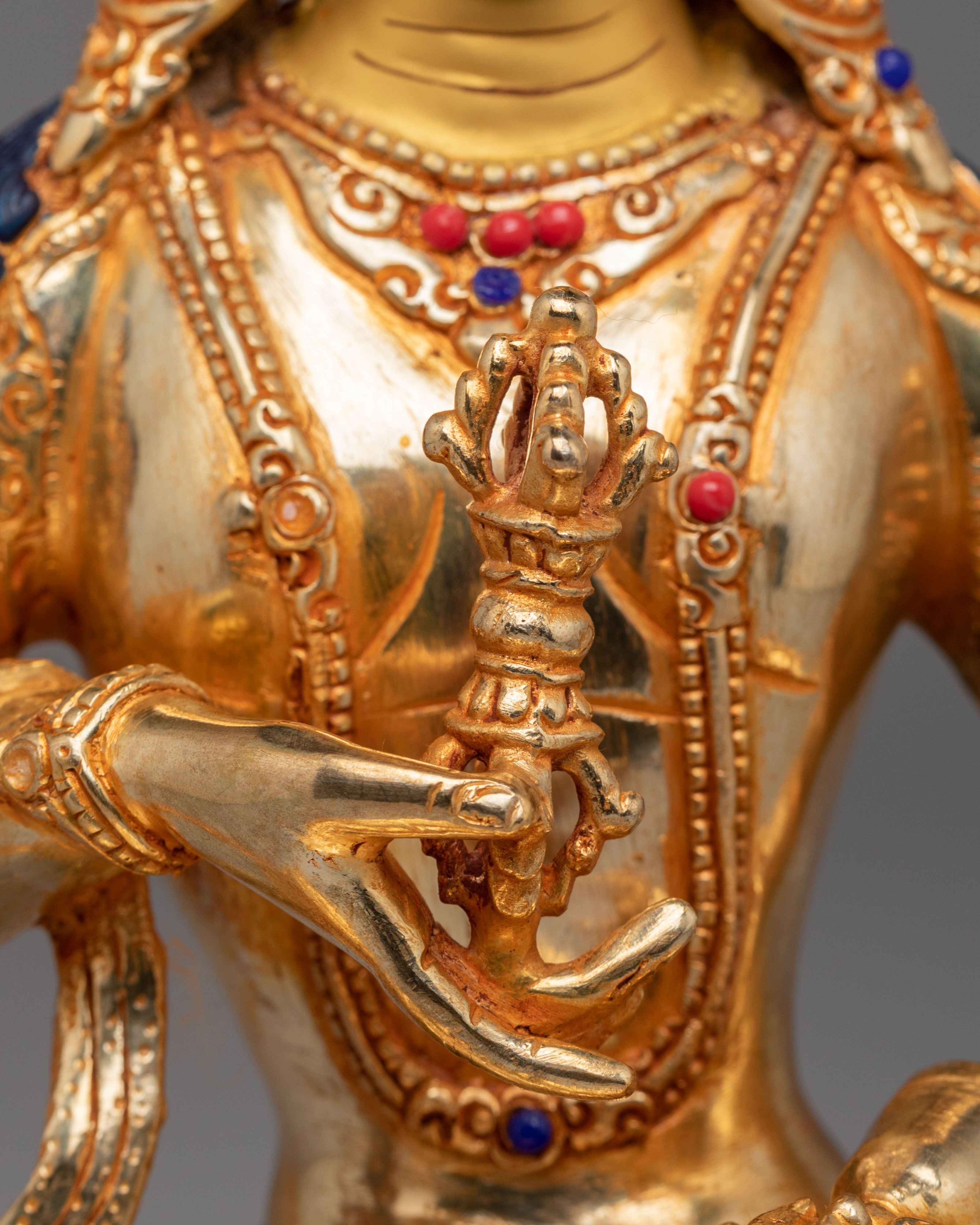 Traditional Vajrasattva Altar Sculpture | Purification Buddha Statue