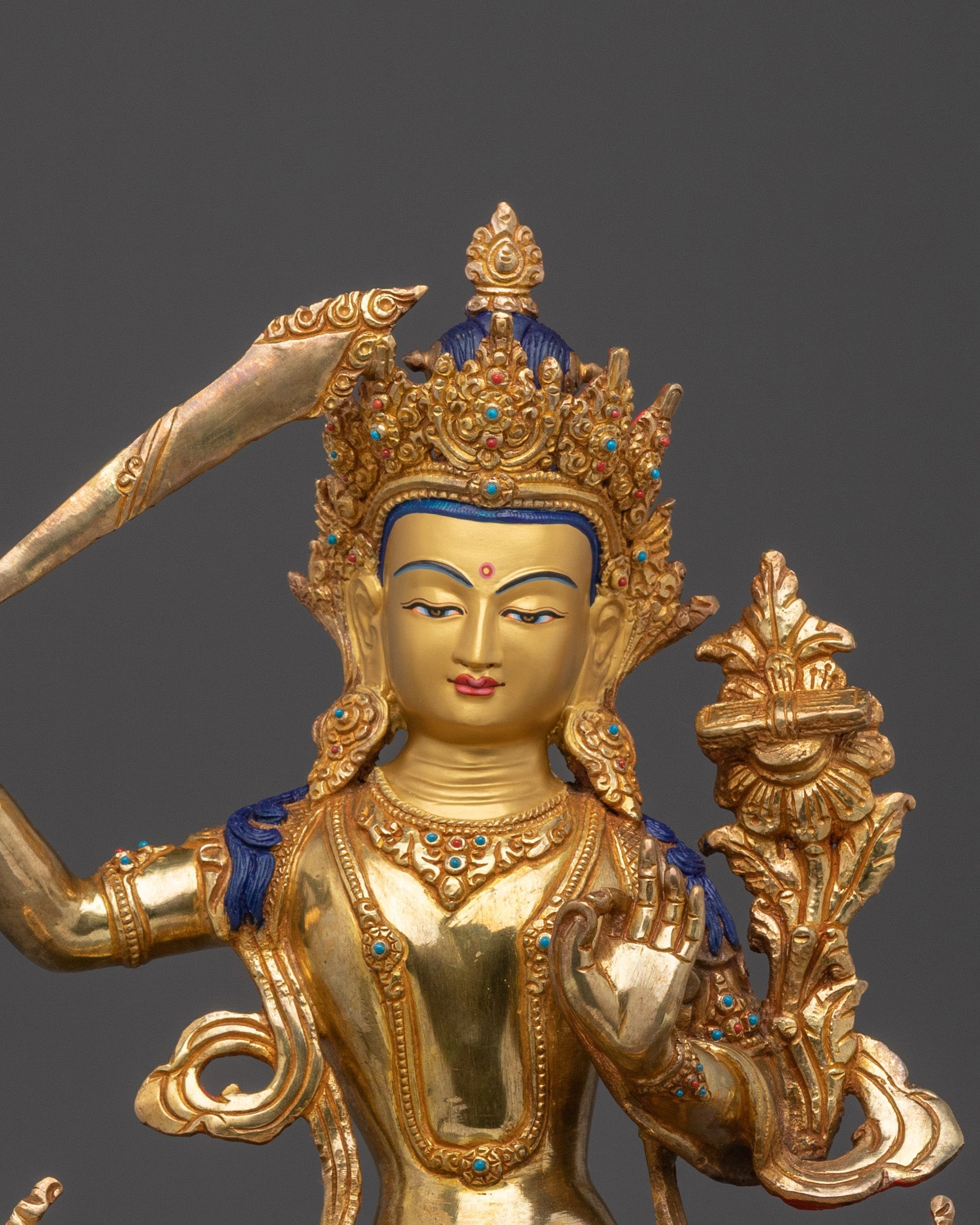 Supreme Wisdom Being Manjusri Statue | Embodiment of Intelligence
