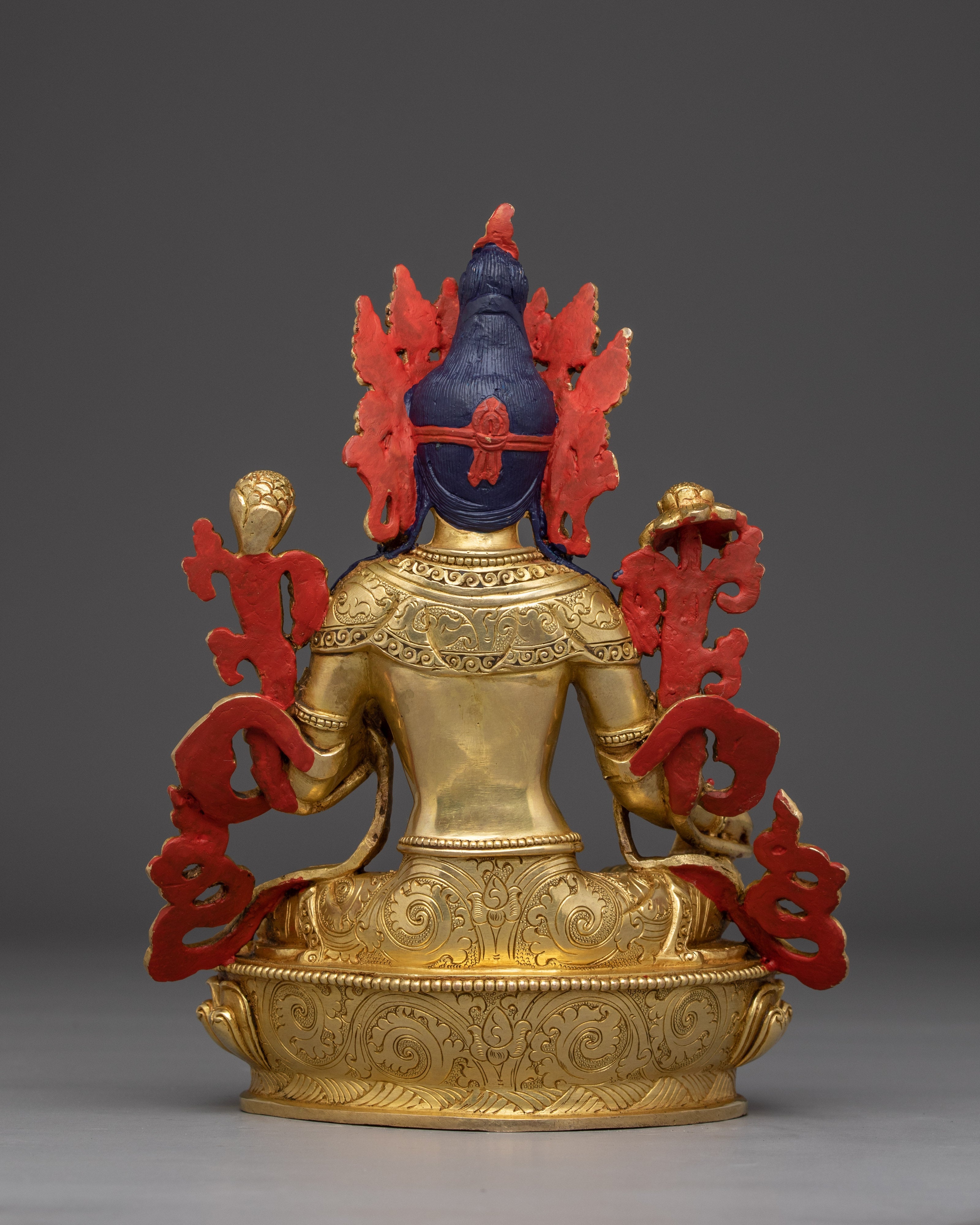 Compassionate Green Tara Copper Statue | Mother of All Buddhas