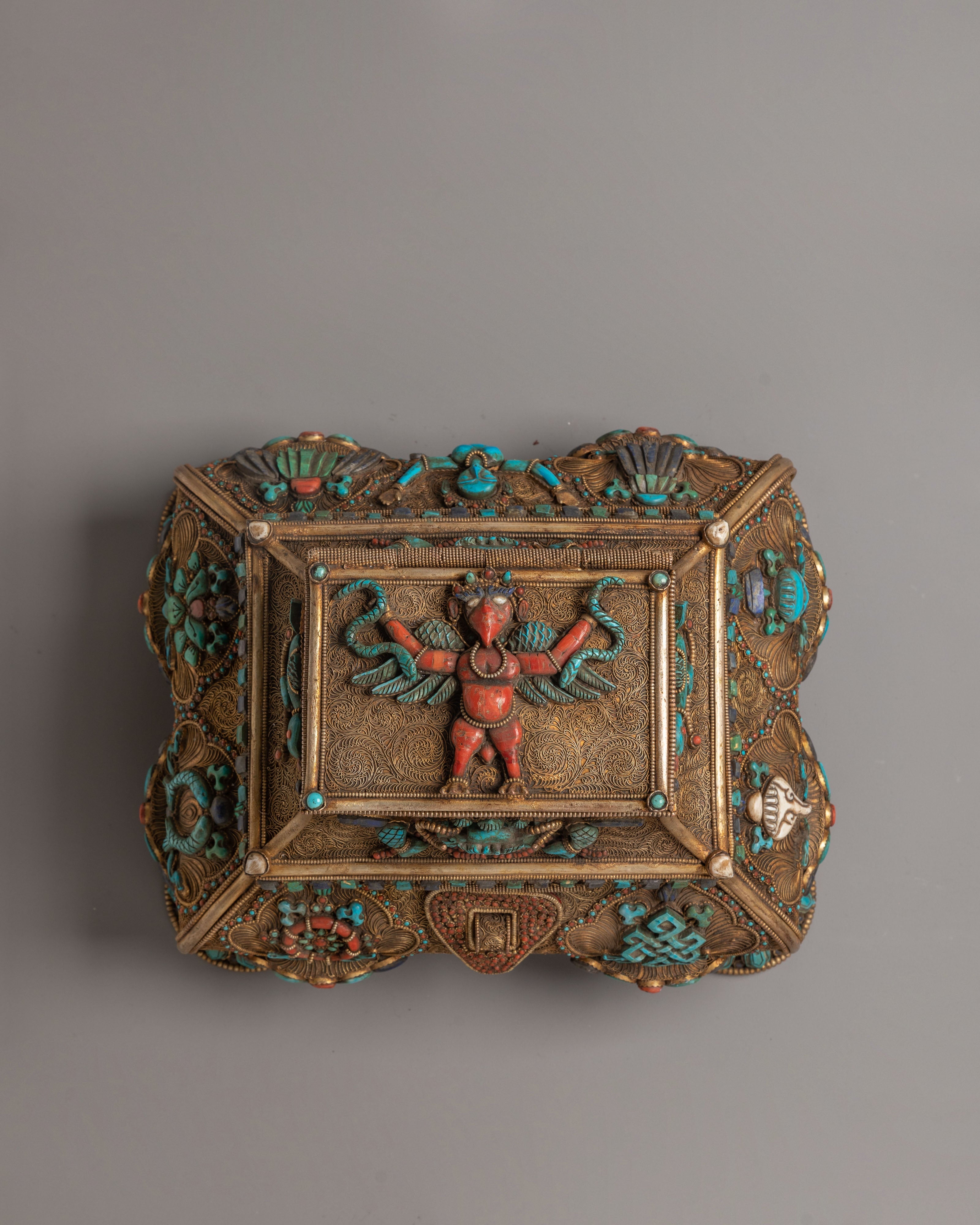 Handmade Tibetan Treasure Box Set | Himalayan Ritual Boxes