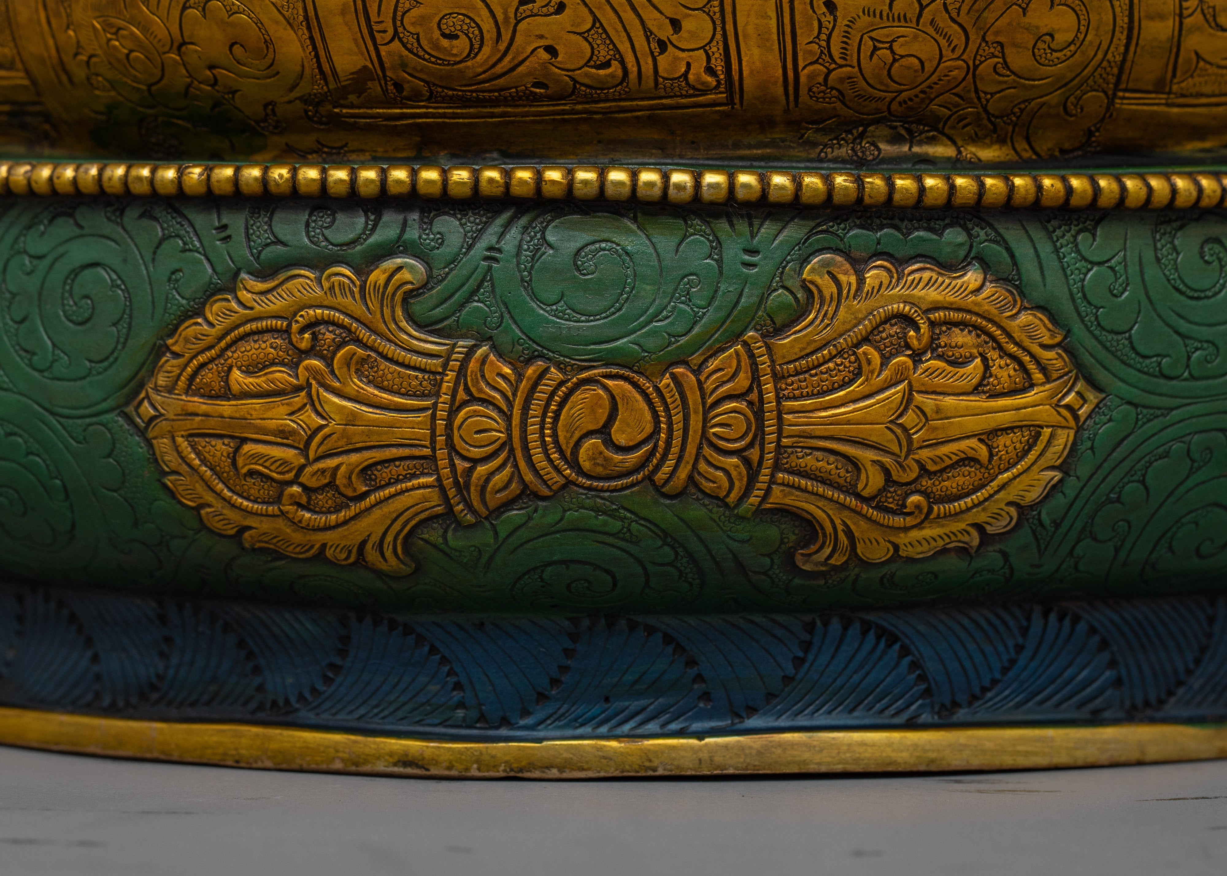 Handcrafted Tibetan Mitrugpa Figurine | The Immovable Protector