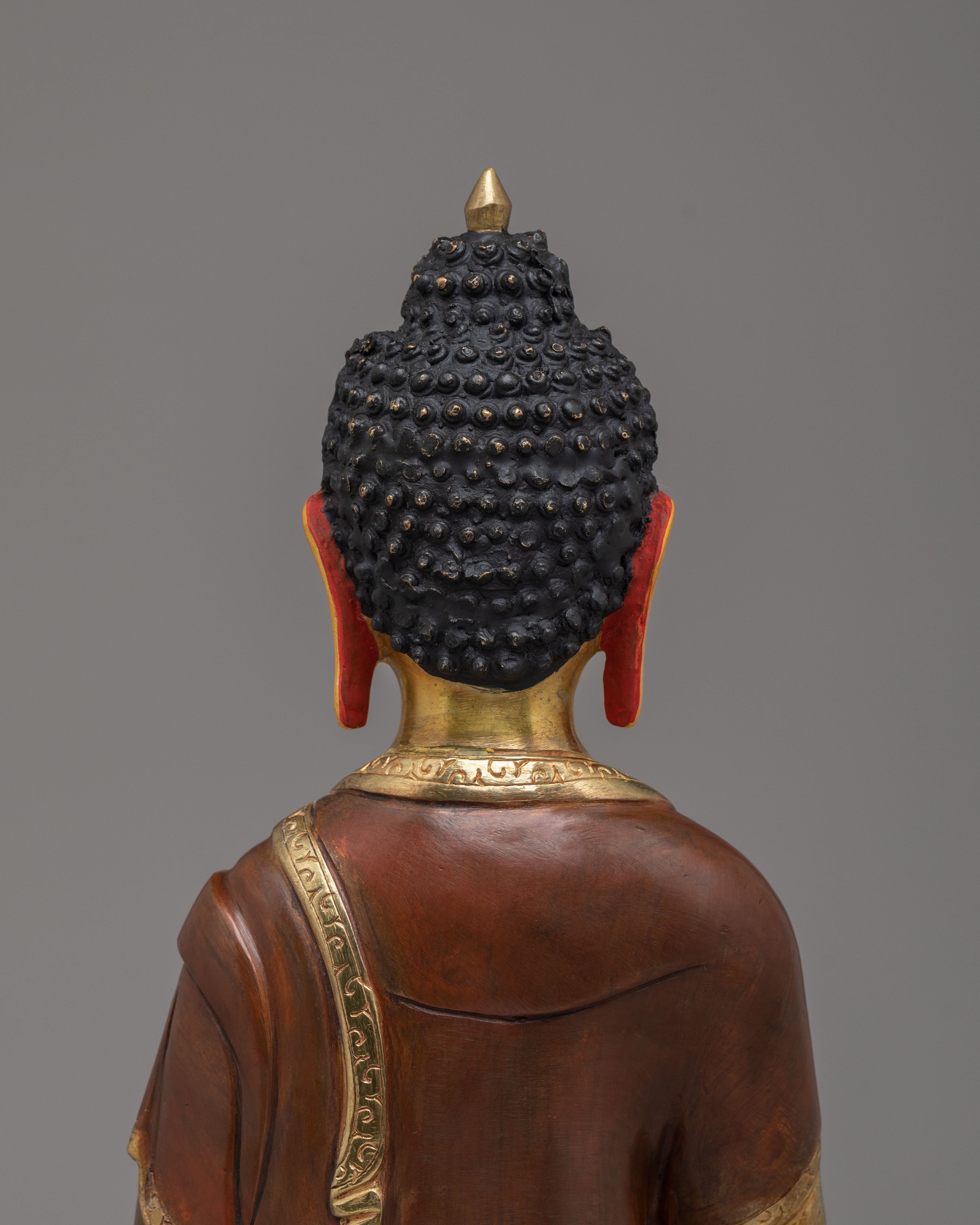 Traditional Amitabha Buddha Sculpture | Tibetan Buddhist Altar Statue