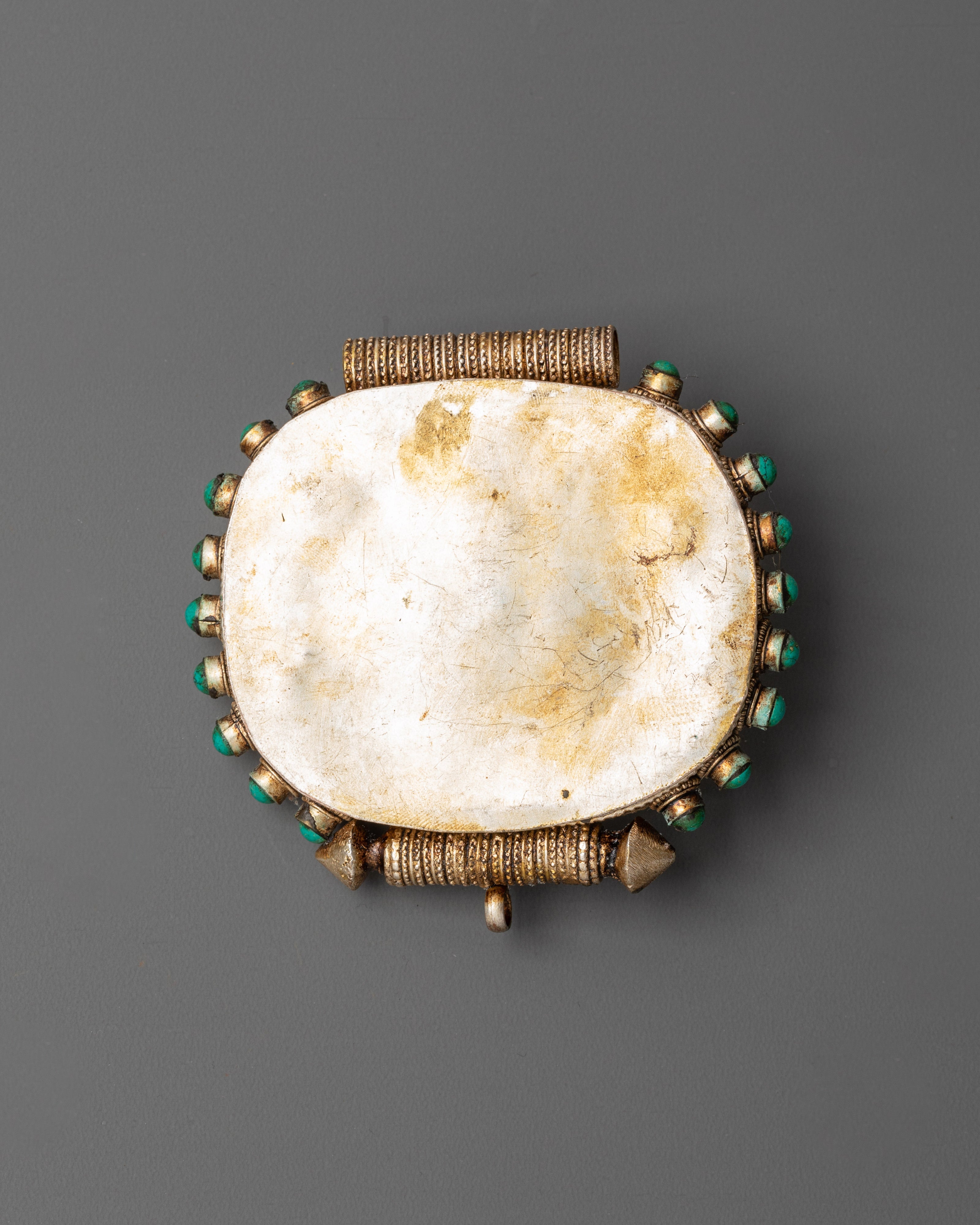 Sacred Tibetan Ghau Box Locket | Buddhist Amulet Pendant