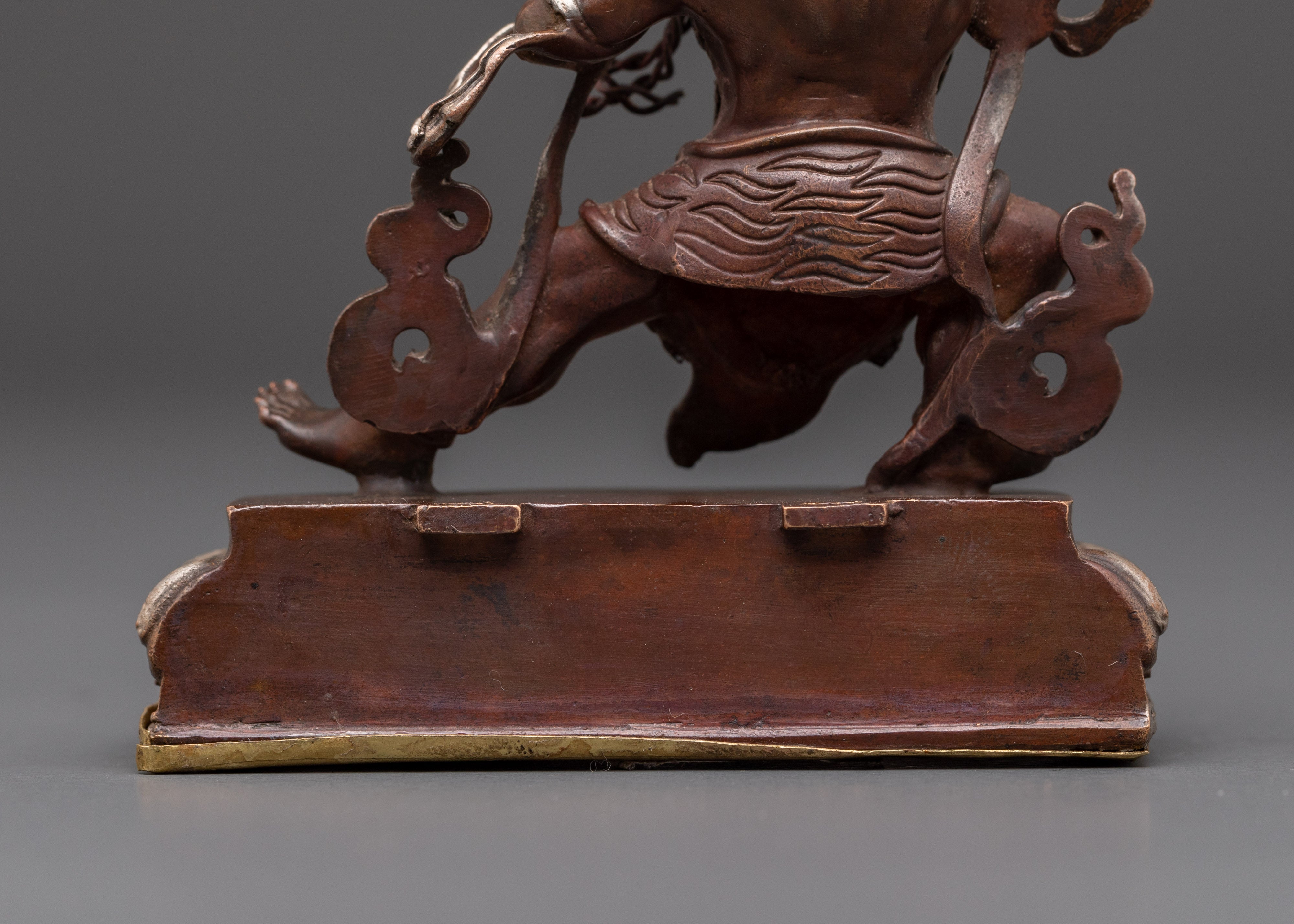 Vajrapani Copper Statue | Buddhist Protector Deity Sculpture