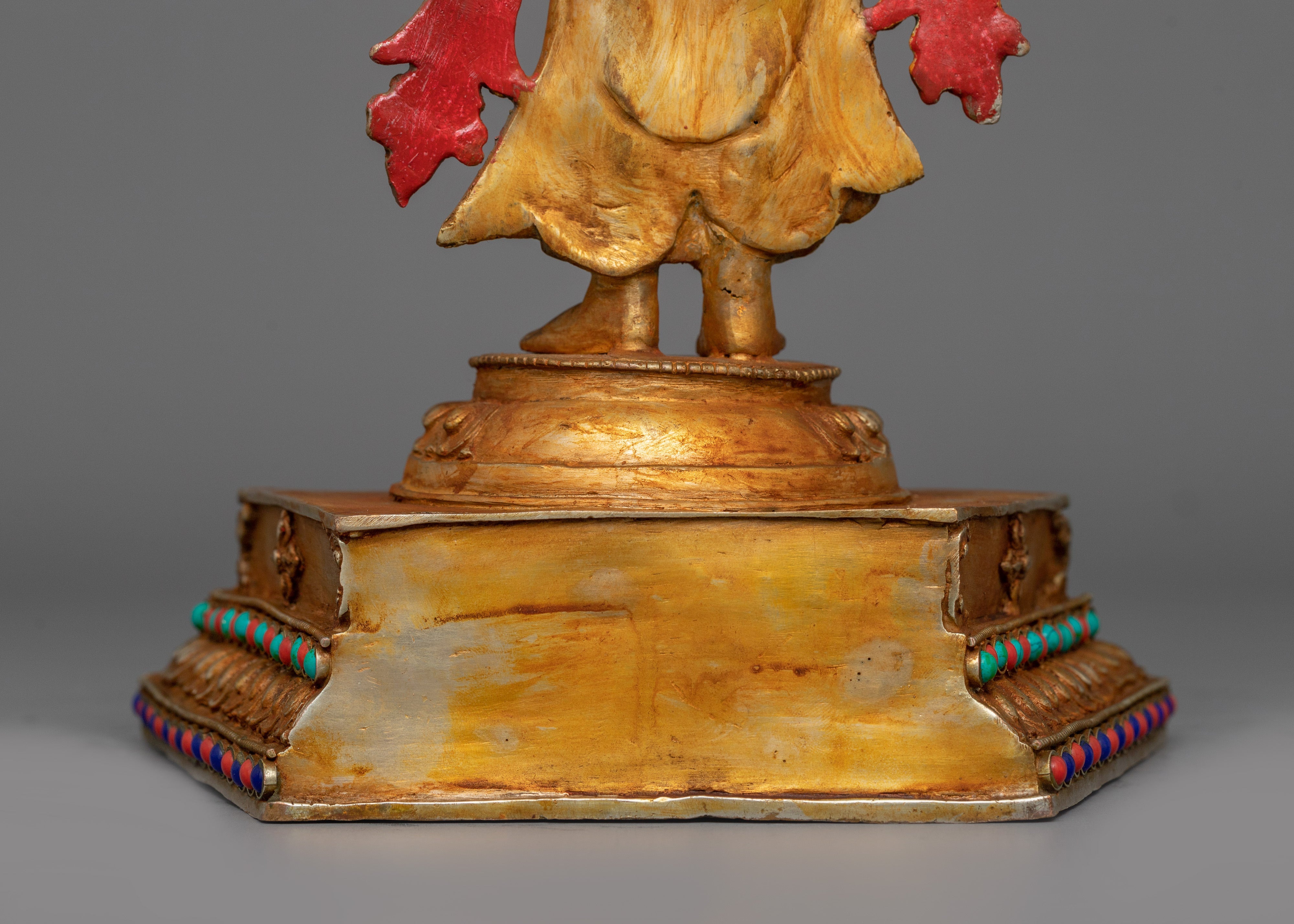 Sacred Avalokiteshvara Sculpture | Radiant Gemstone Buddhist Artwork