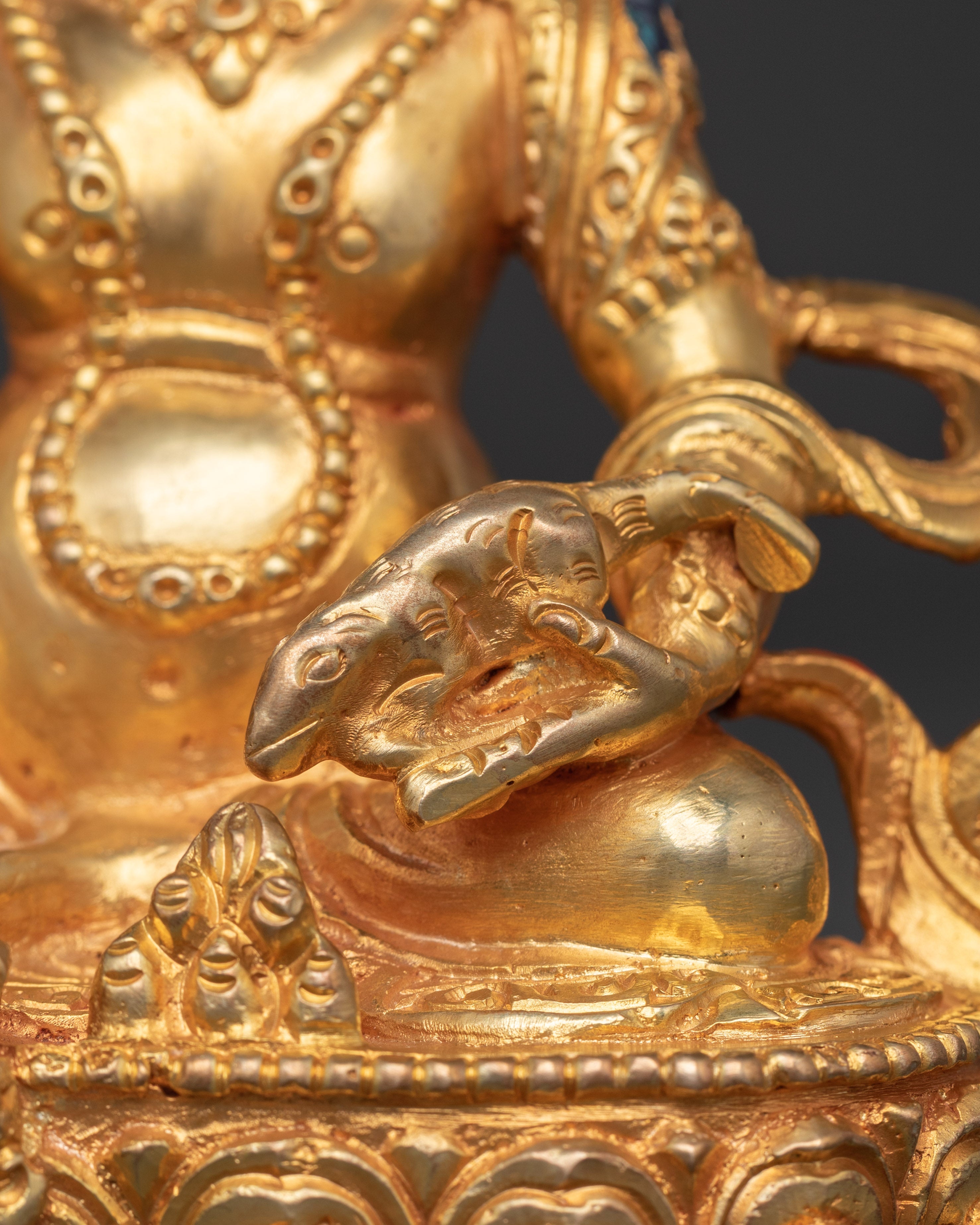 Handcrafted Dzambhala Statue | Tibetan Buddhist Wealth Deity