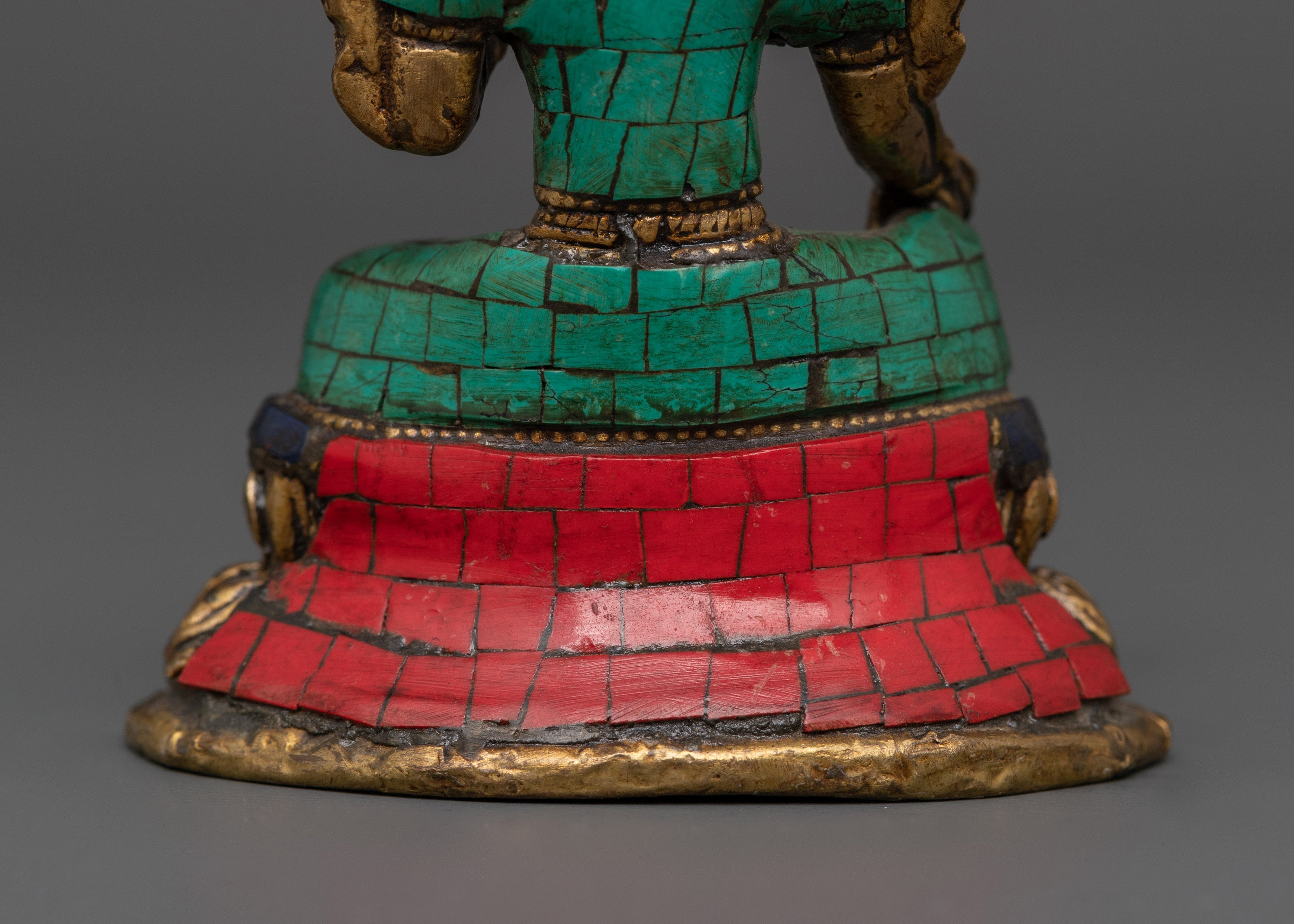 White Tara crafted with Turquoise | A Symbol of Healing