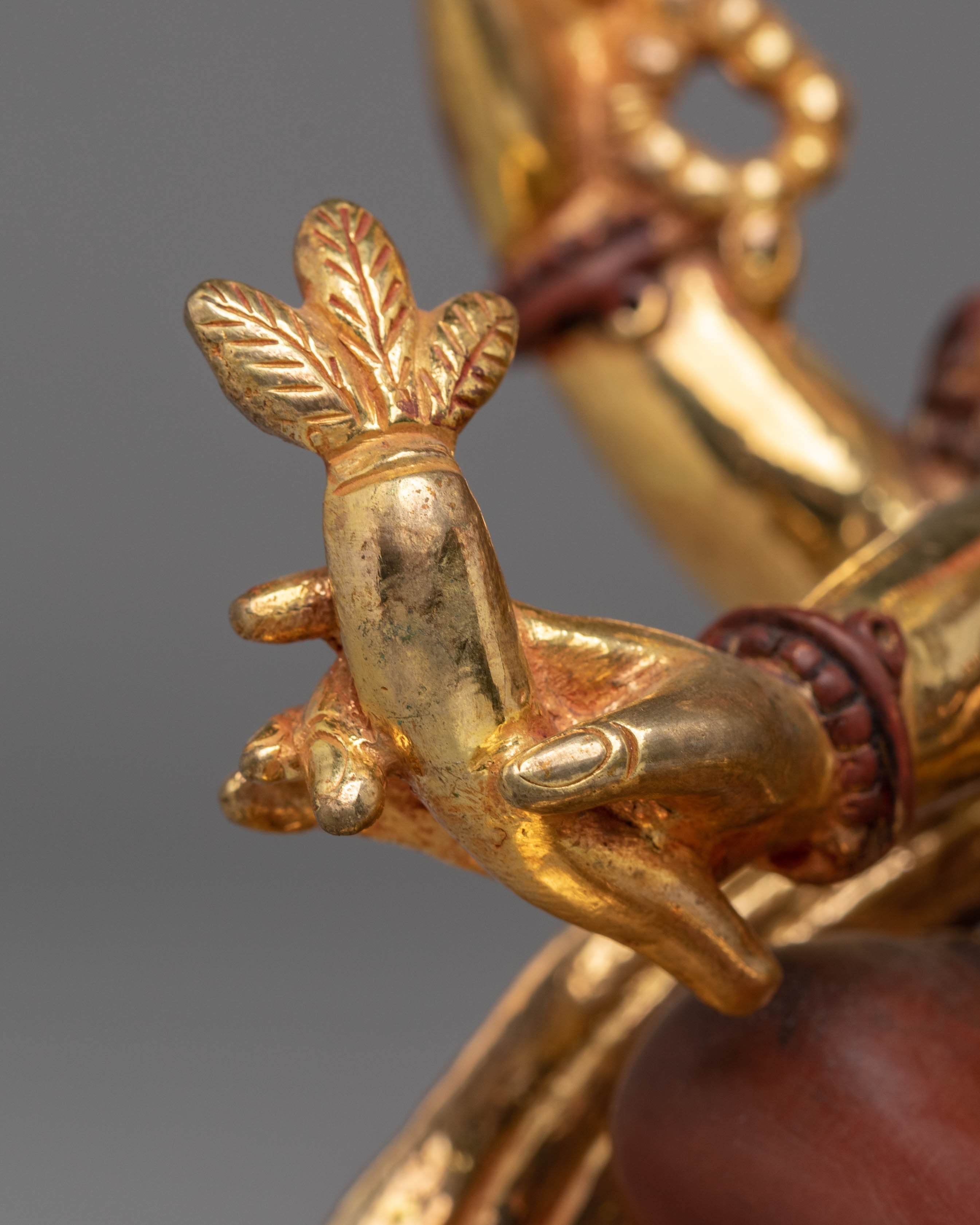 Golden Ganesh Wealth Deity Statue | Hindu God of Prosperity & Wisdom