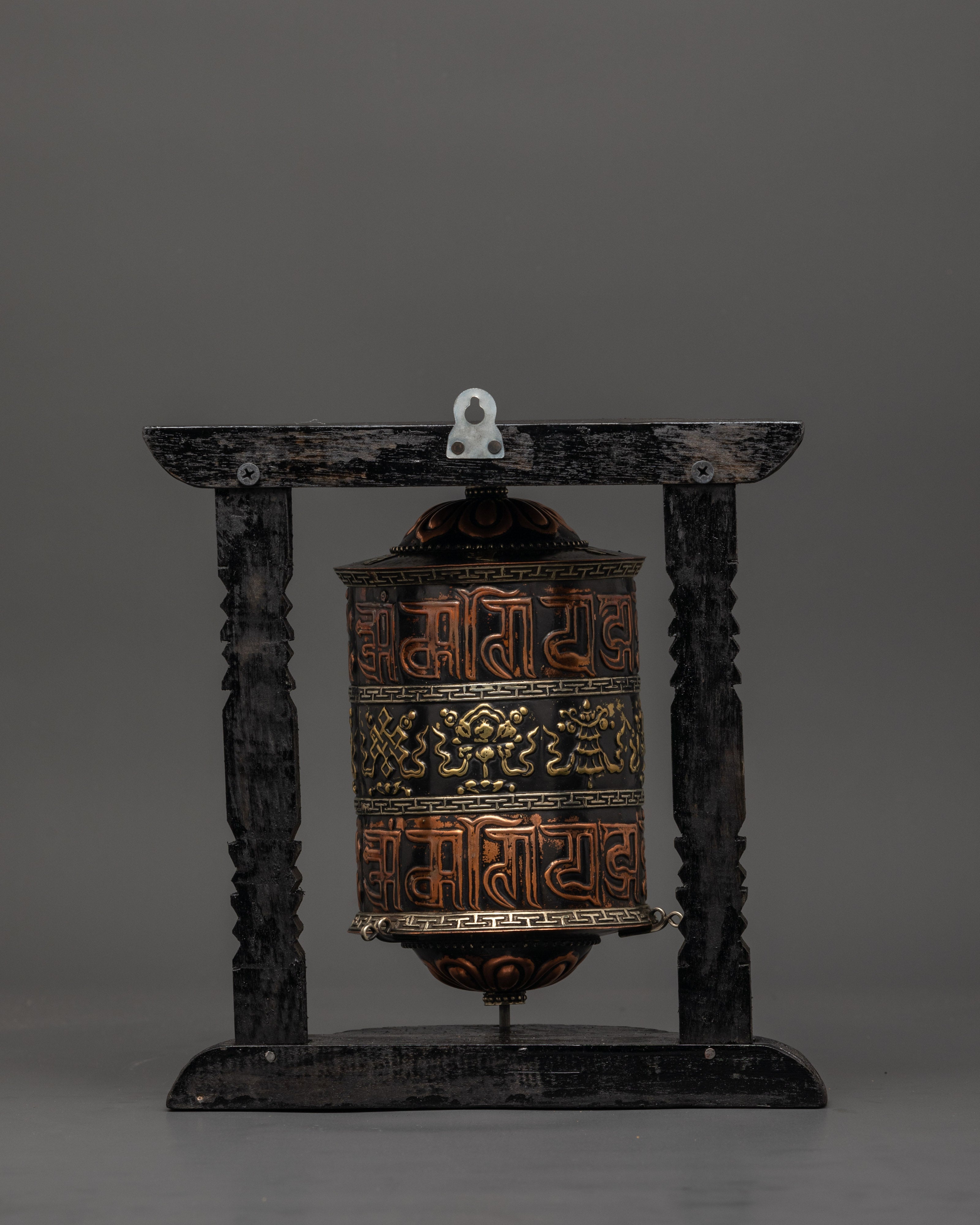 Sacred Buddhist Mantra Wheel | Tibetan Prayer Wheel