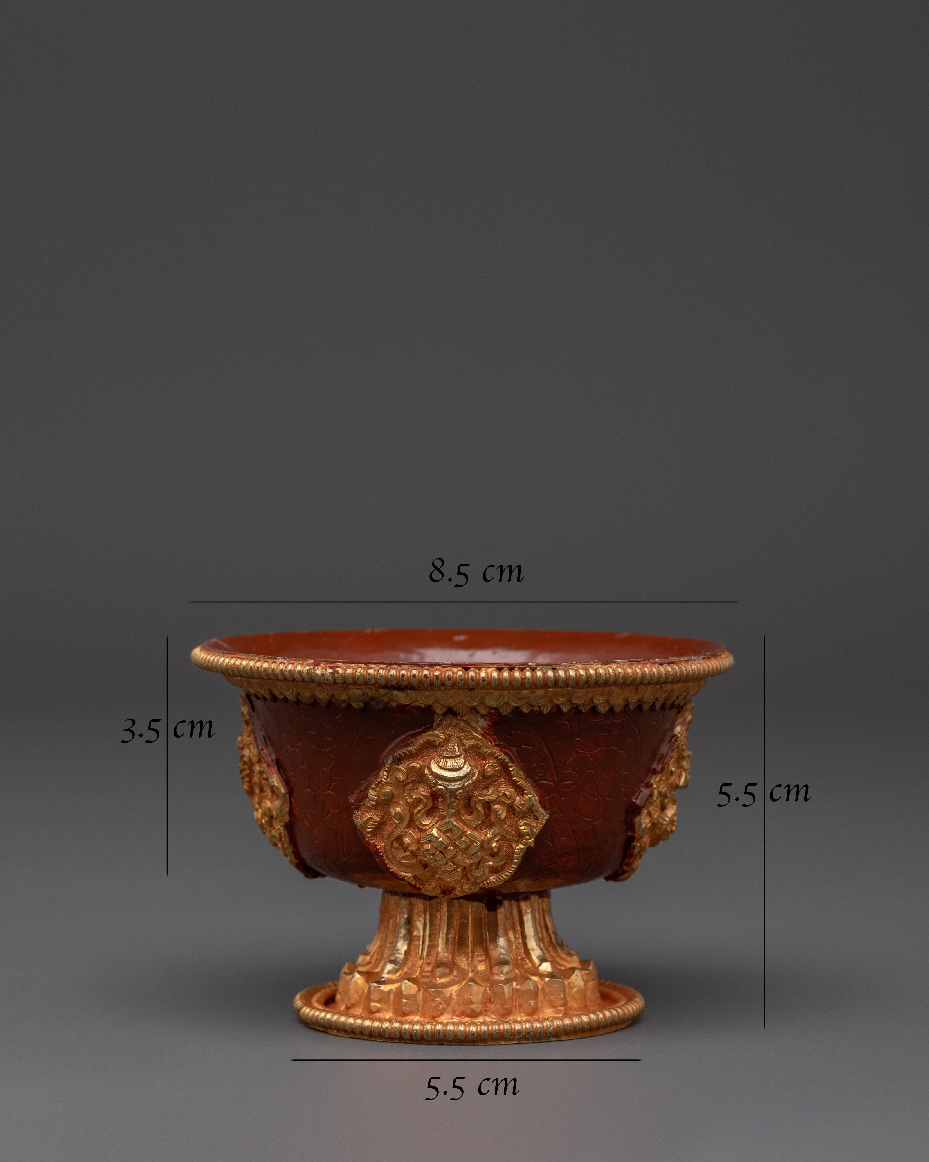 Handcrafted Buddhist Offering Bowl Set | Meditation Ritual Tool