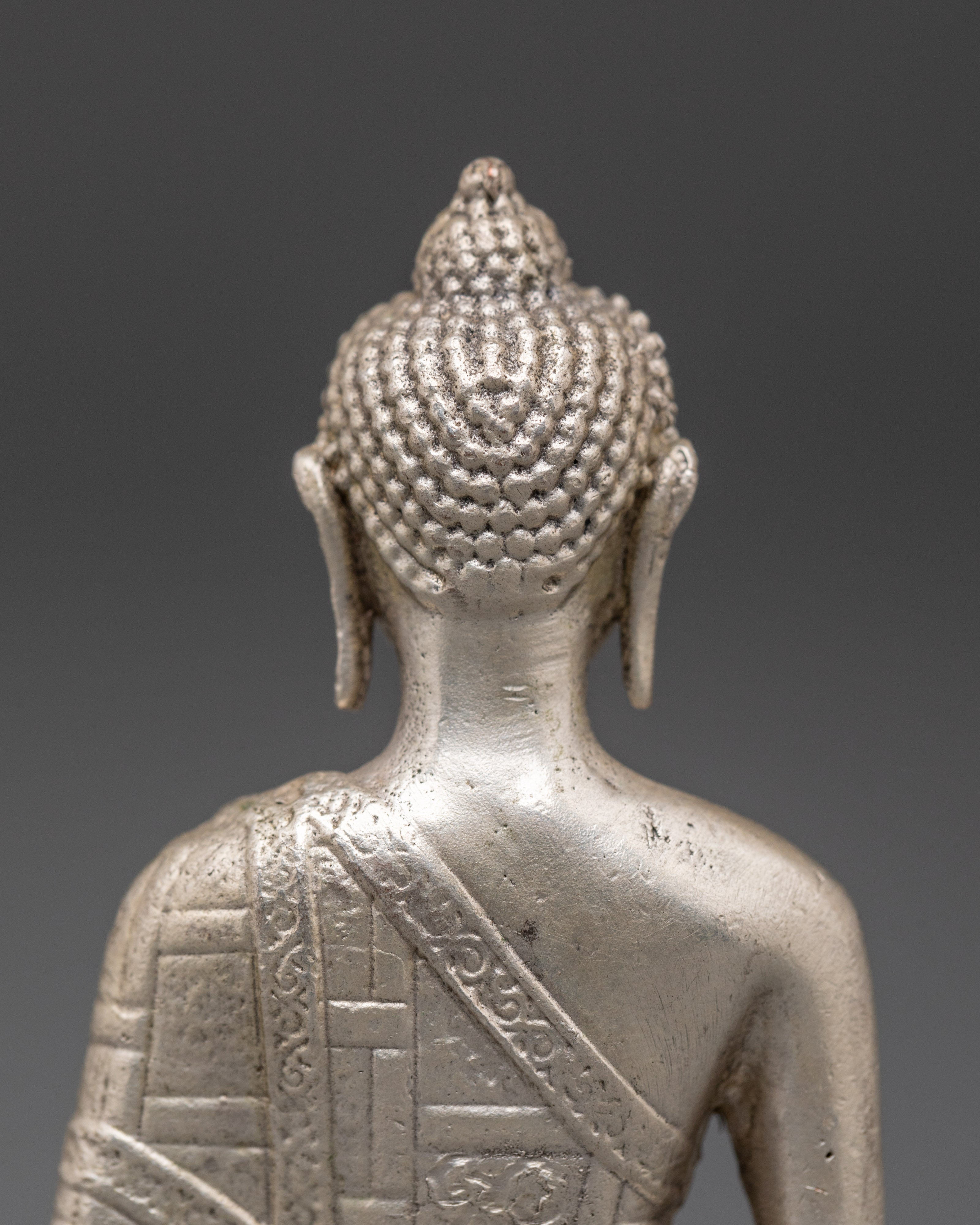 Sacred Buddhist Amitabha Sculpture | Meditation Buddha Statue for Spiritual Peace