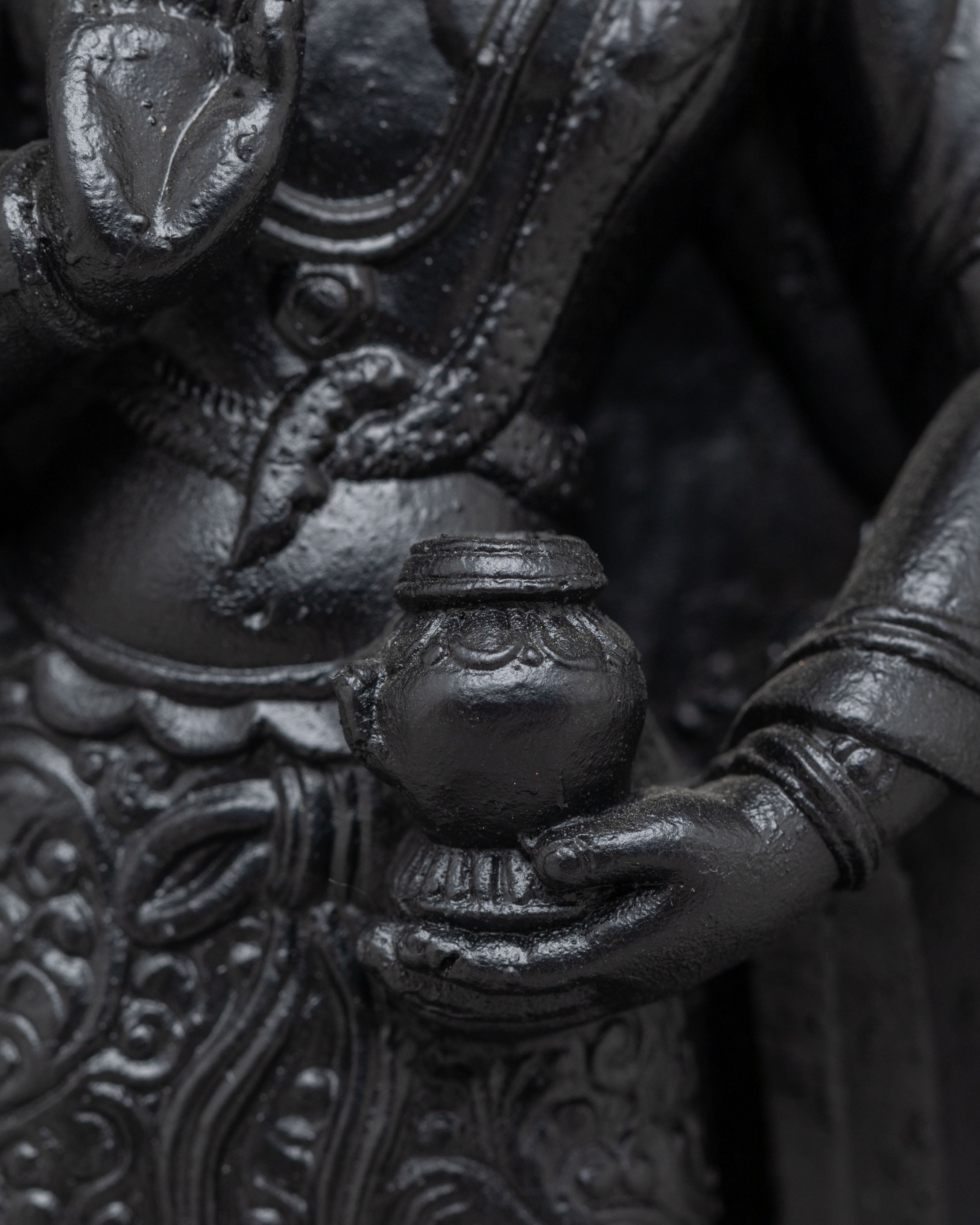 Handmade Bodhisattva Lokeshwor Statue | Tibetan Avalokiteshvara Sculpture