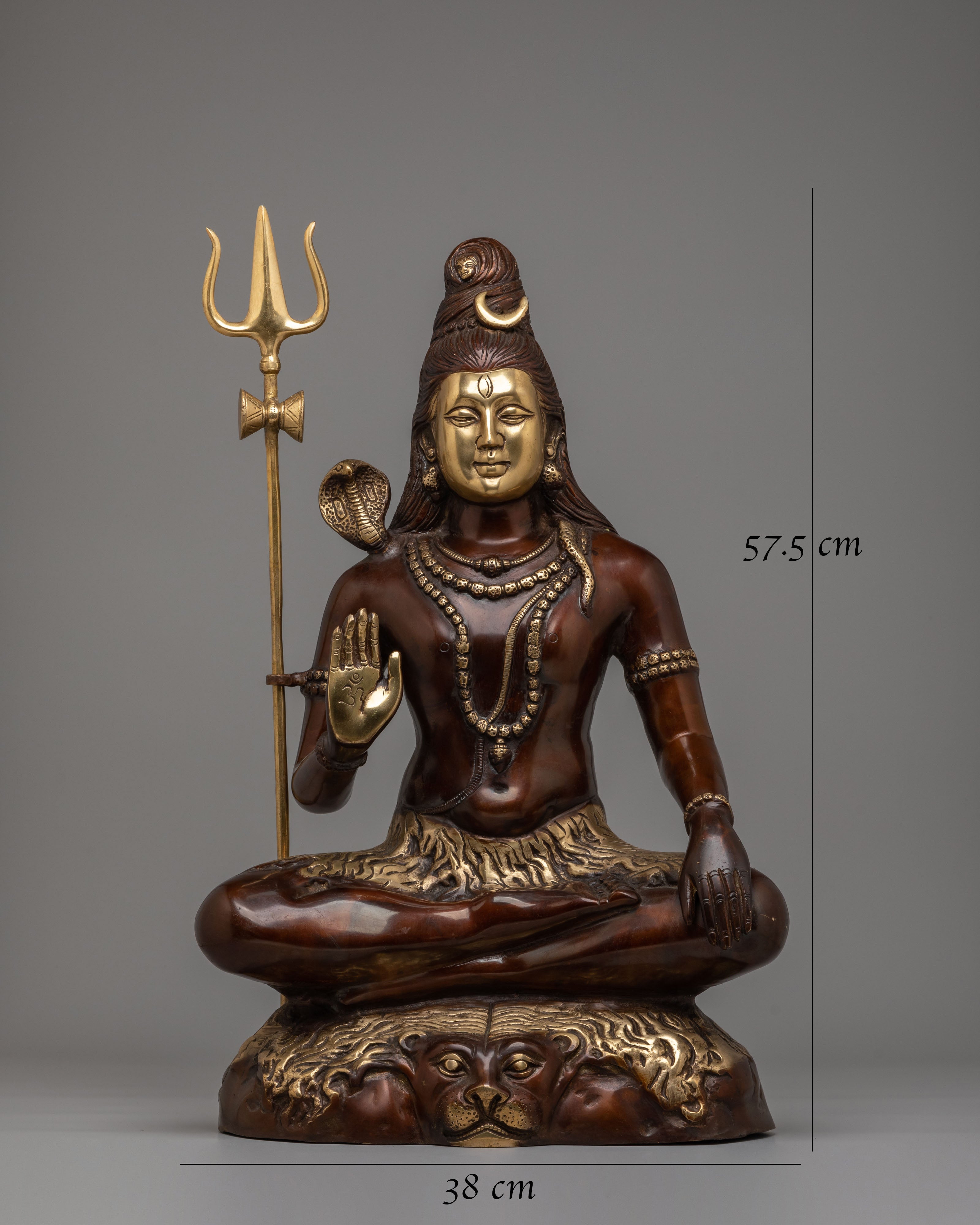 Traditional Shiva Statue | Handcrafted Hindu God Sculpture
